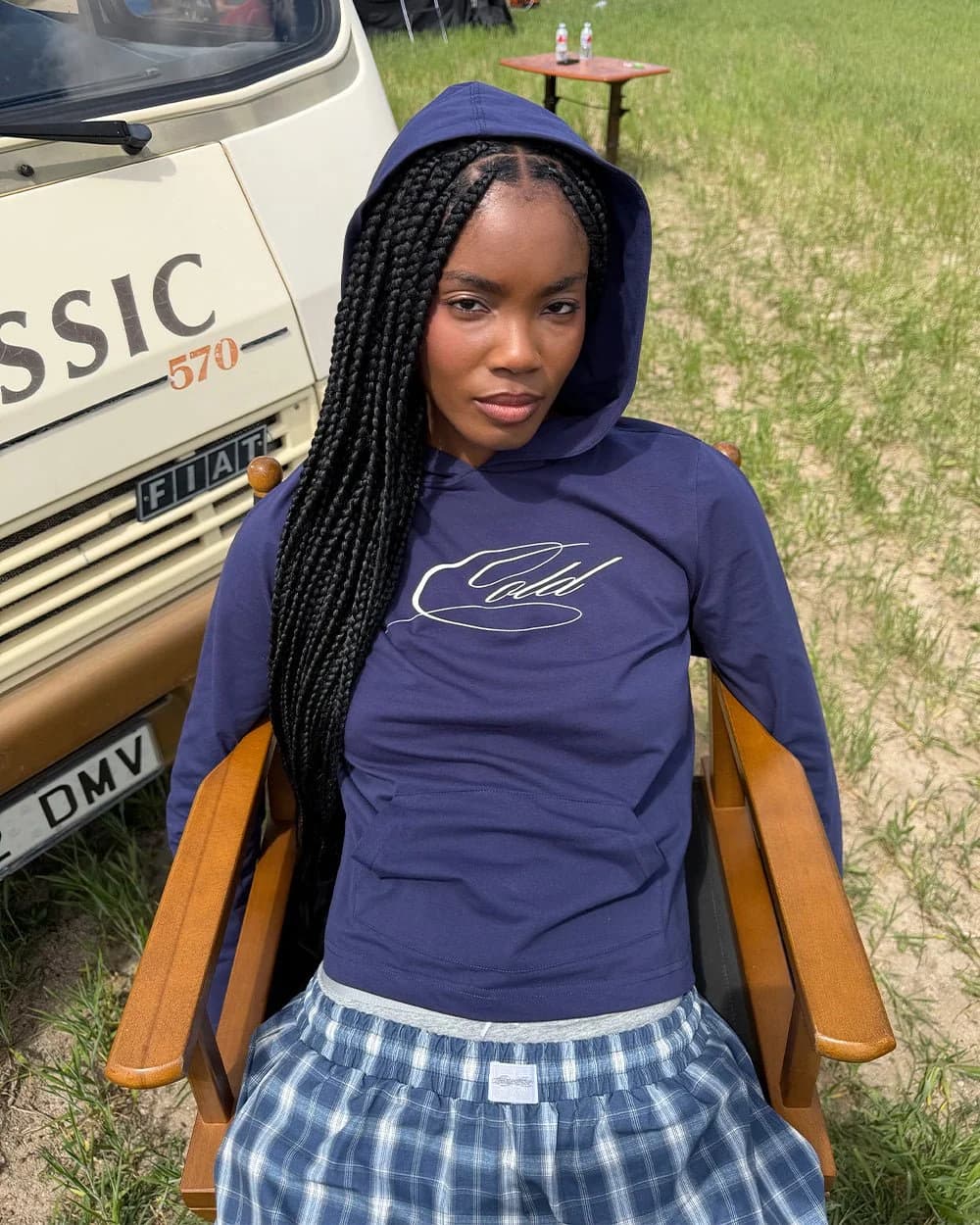 BABY SCRIPT HOODIE BLUE 10