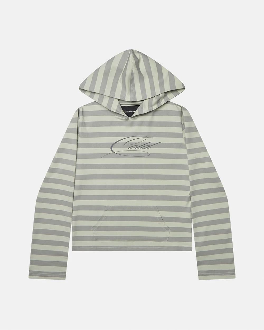 BABY SCRIPT HOODIE GREY 2