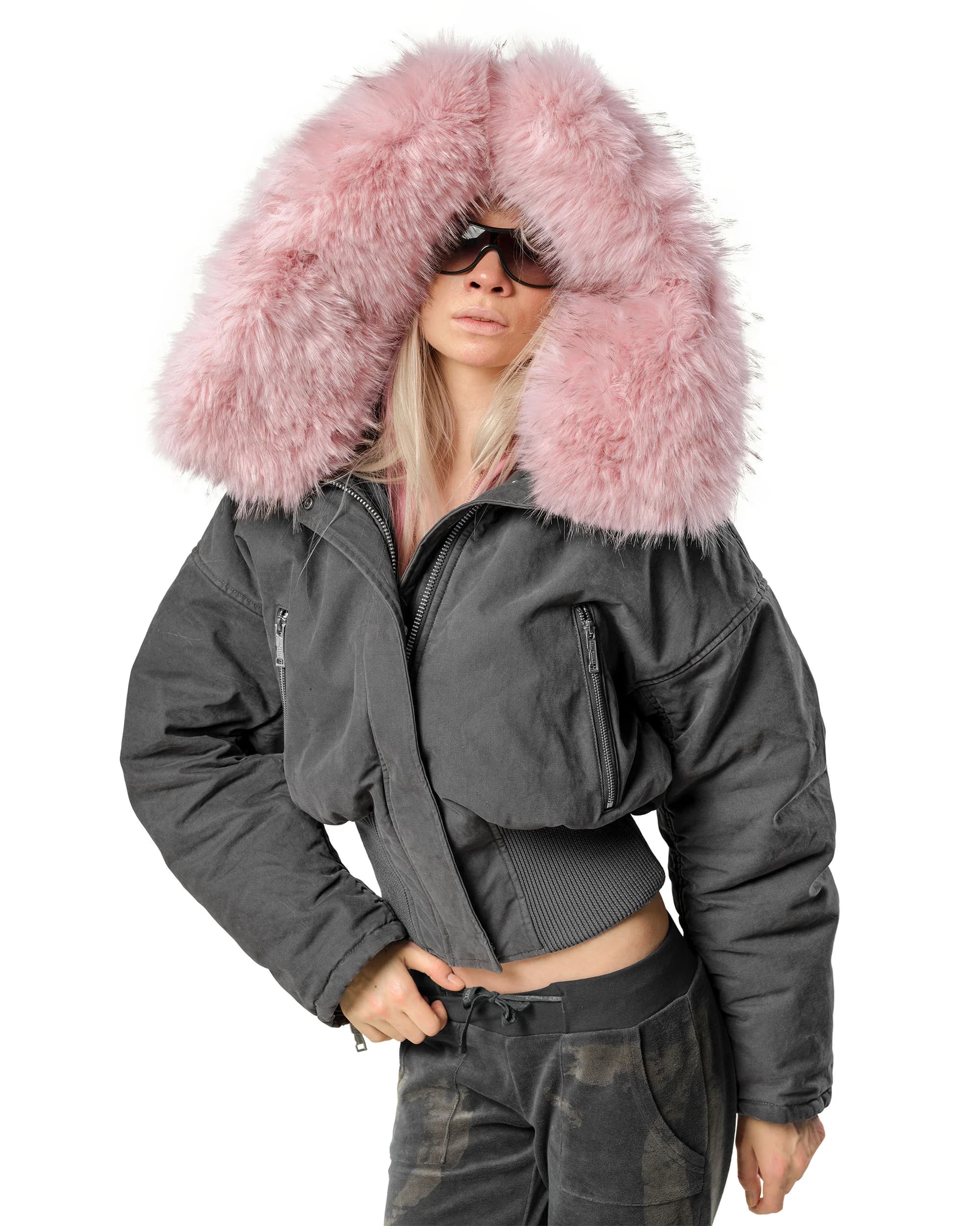 Juicy x Racer Washed Fitted Bomber by Racer Worldwide®
