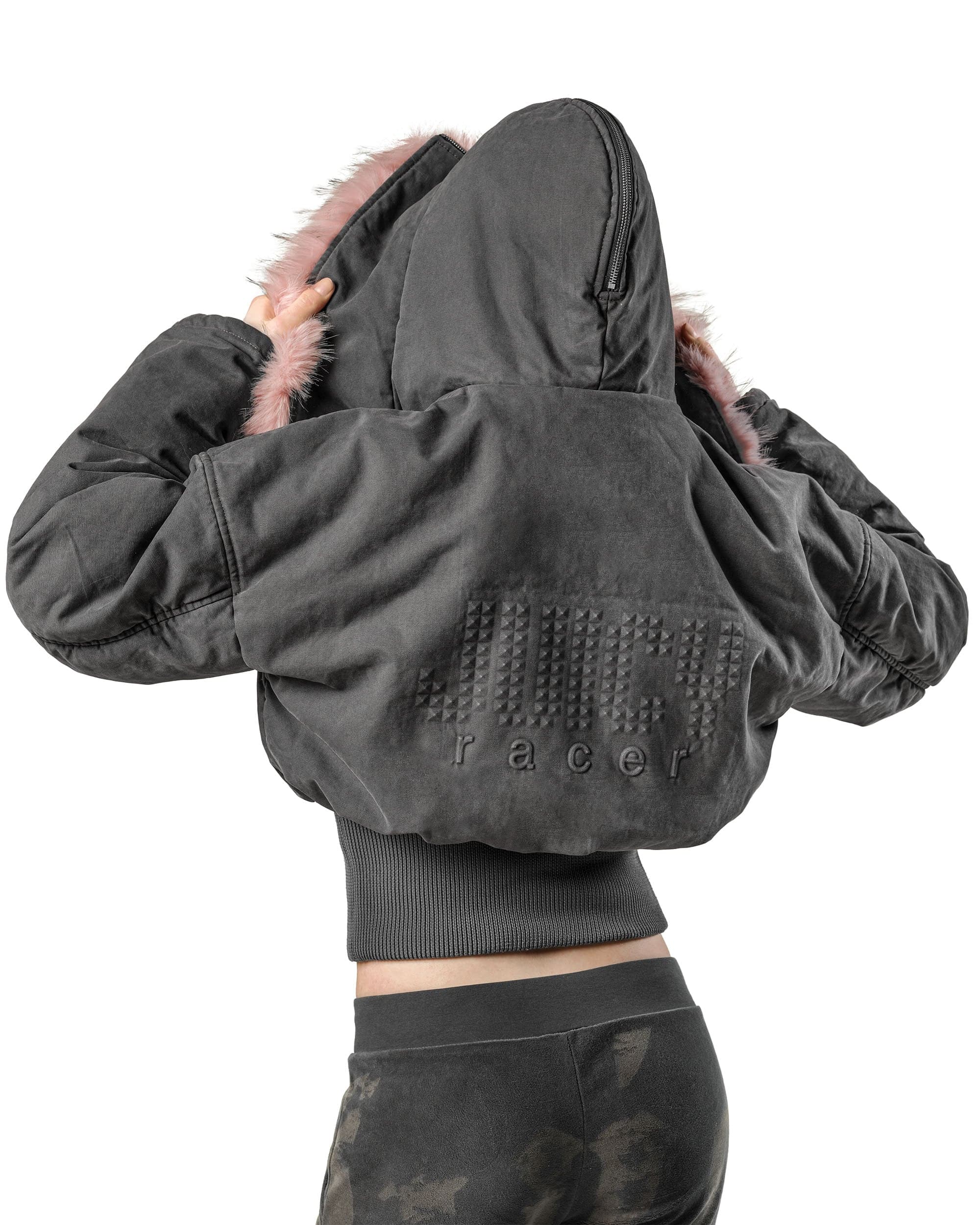 Juicy x Racer Washed Fitted Bomber 2