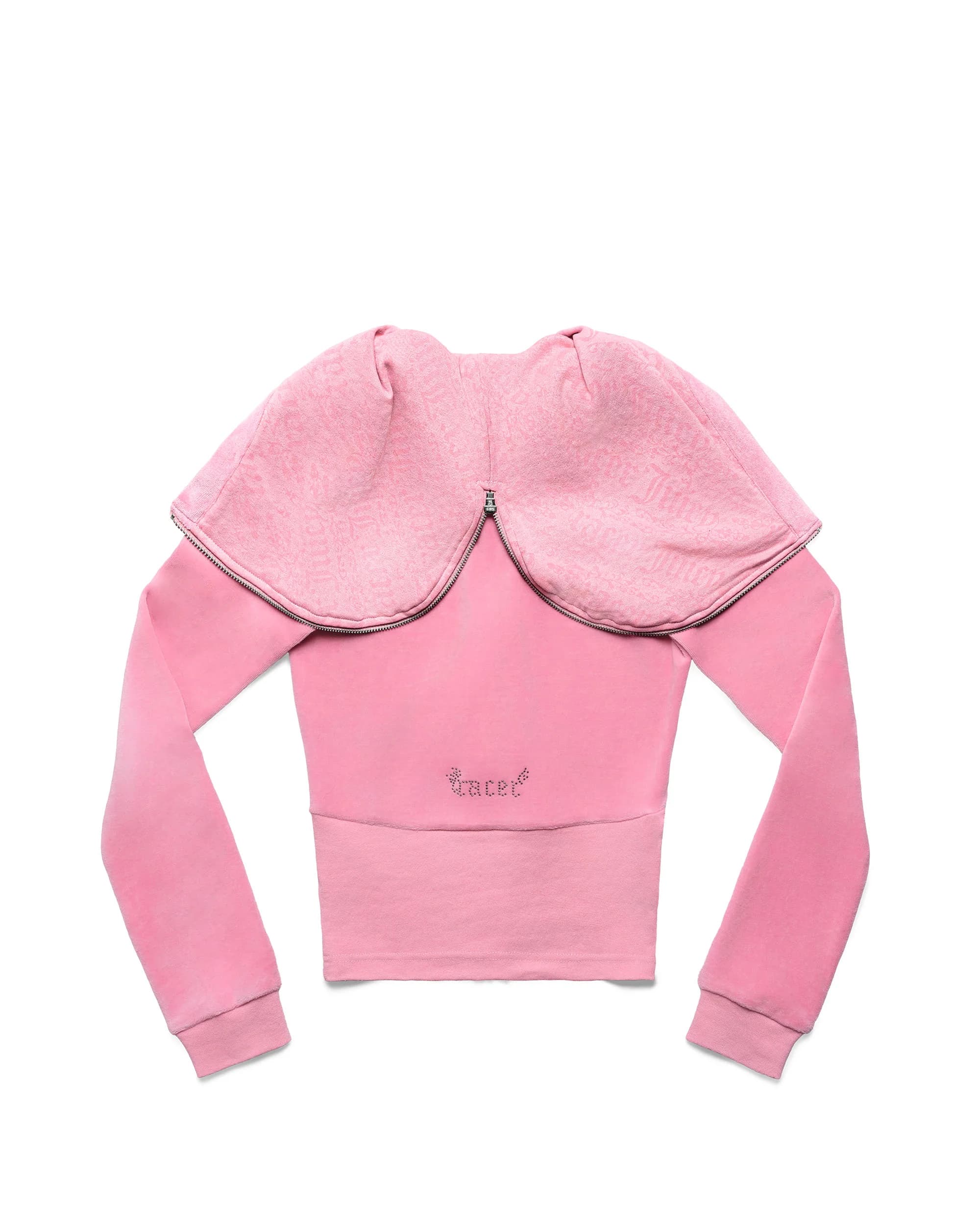 Juicy x Racer Pink Velour Hoodie 6