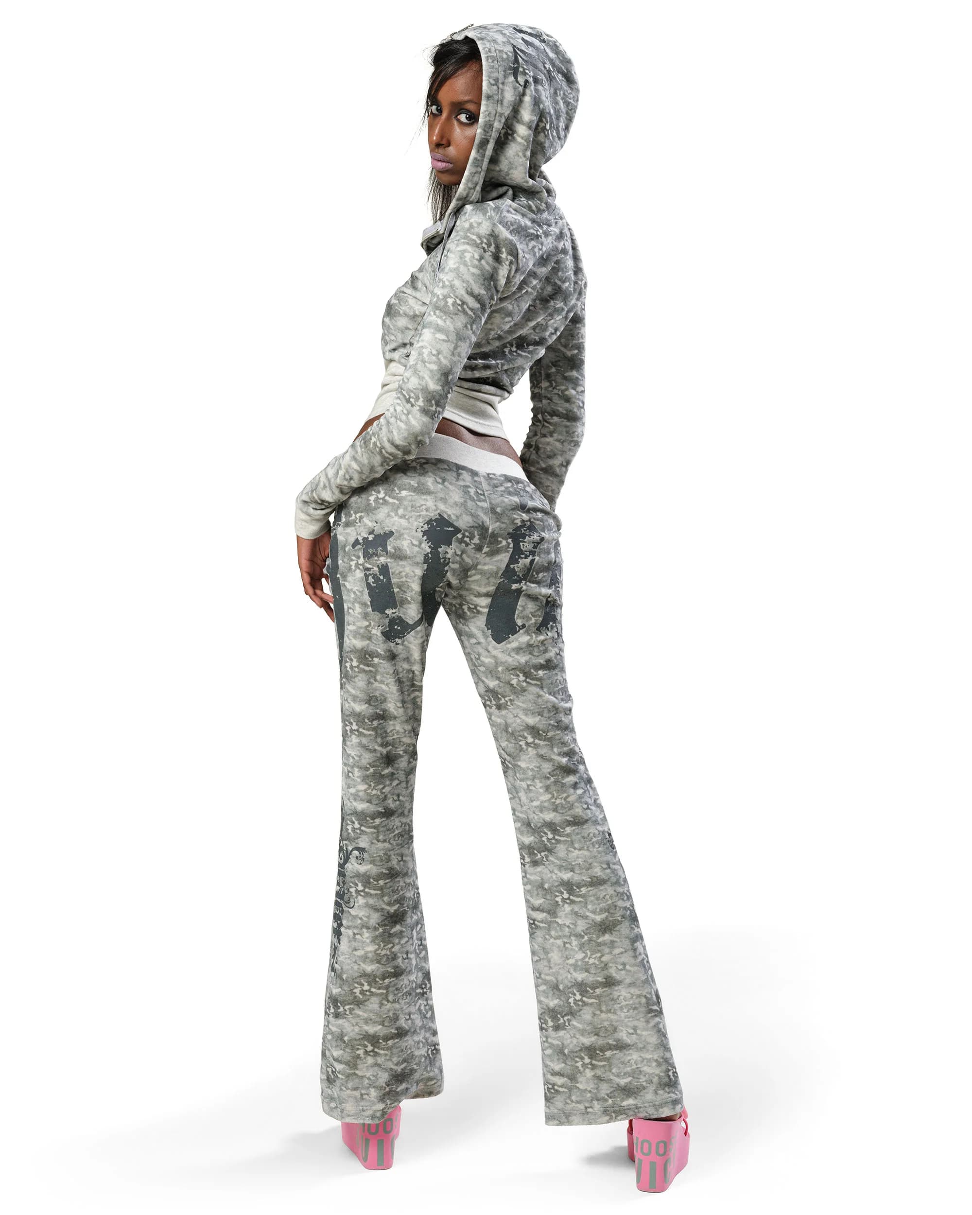 Juicy x Racer Camo Velour Hoodie 5