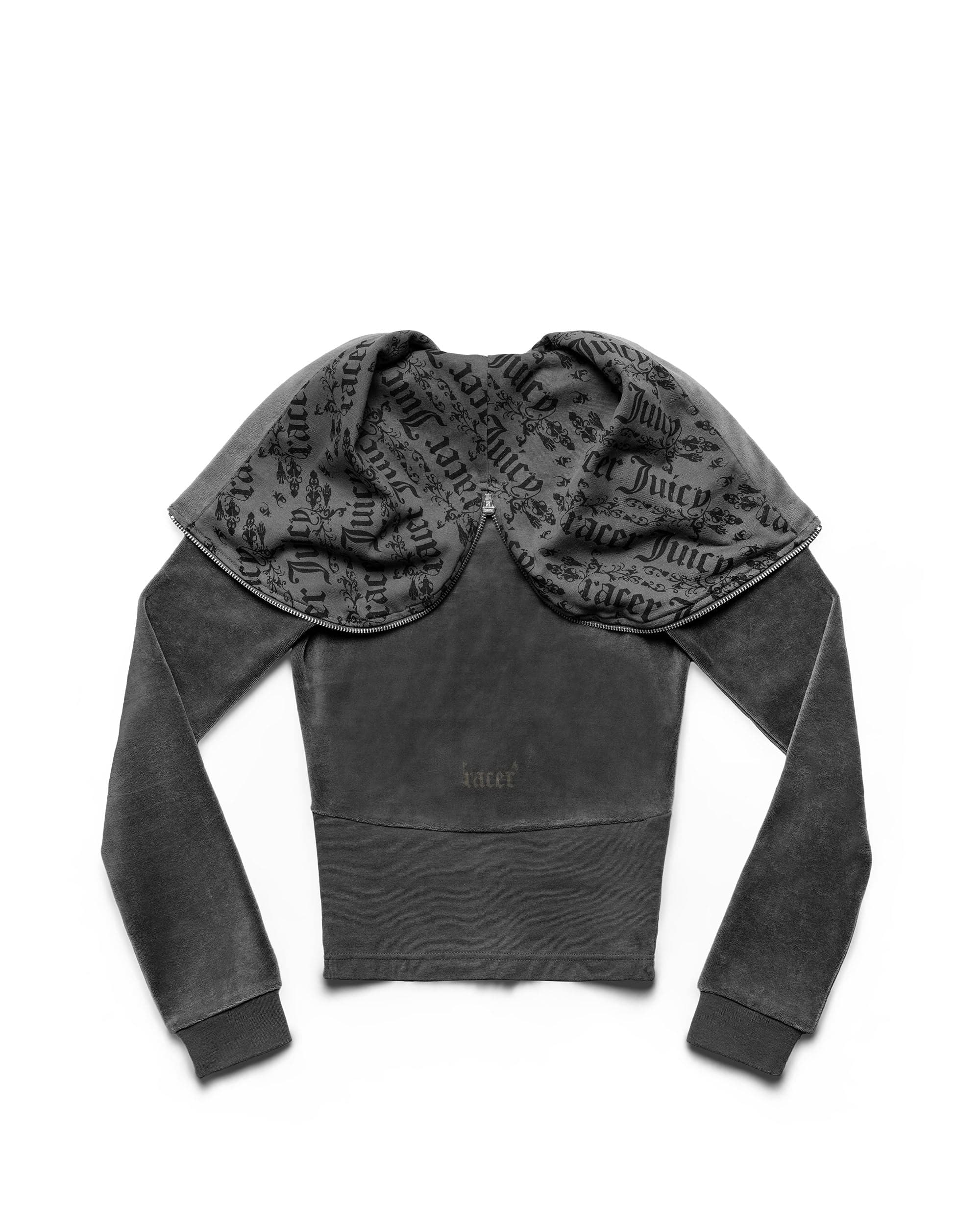 Juicy x Racer Dark Velour Hoodie 5