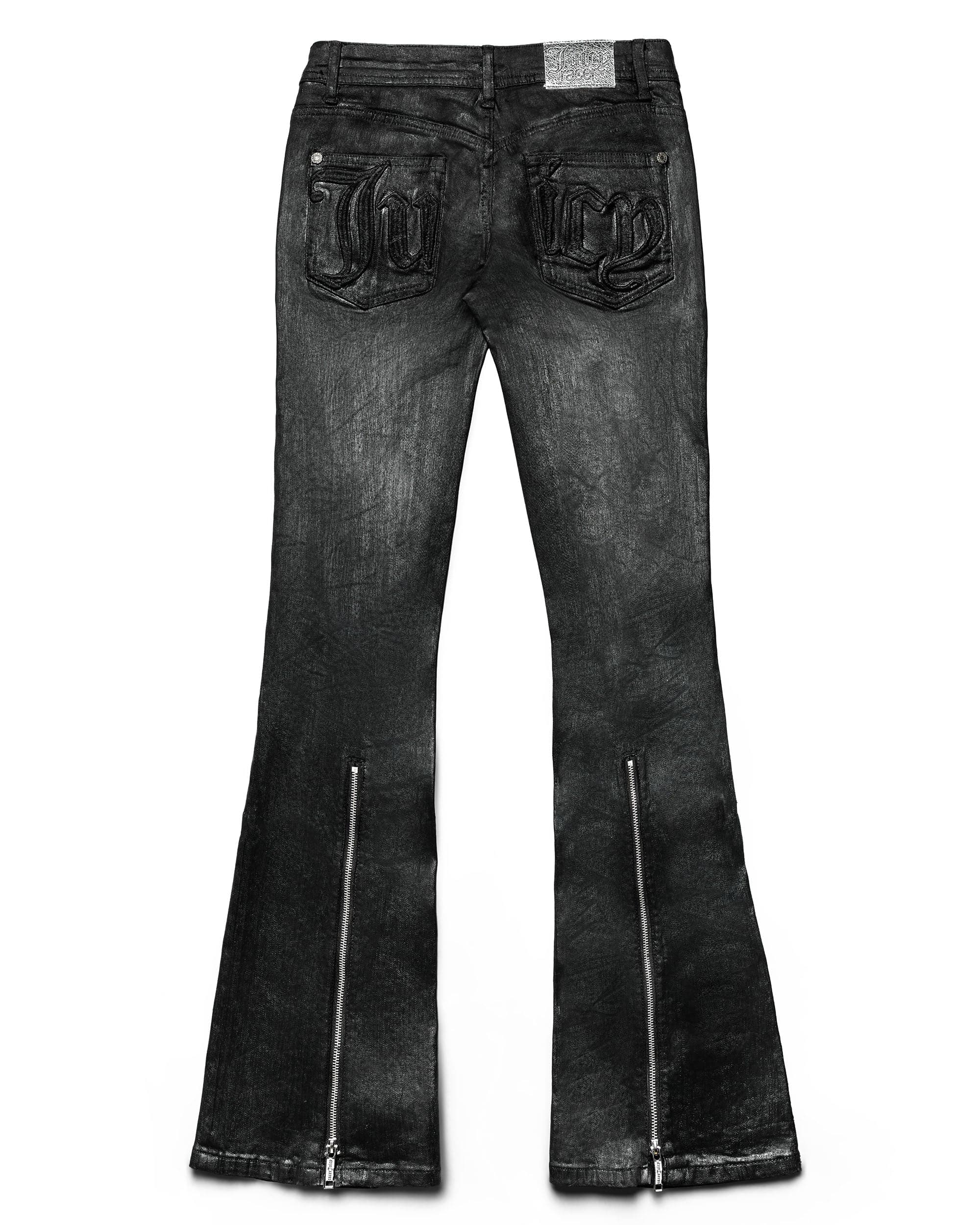 Juicy x Racer Waxed Flared Denim 5