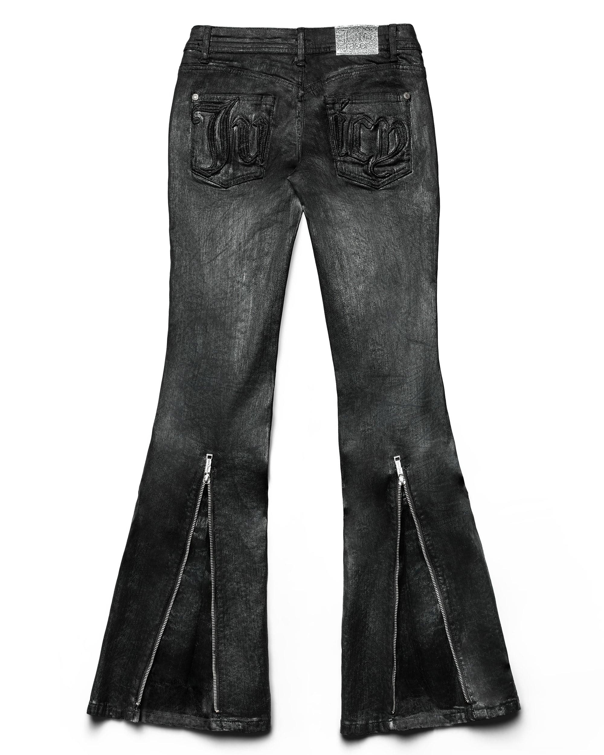 Juicy x Racer Waxed Flared Denim 4