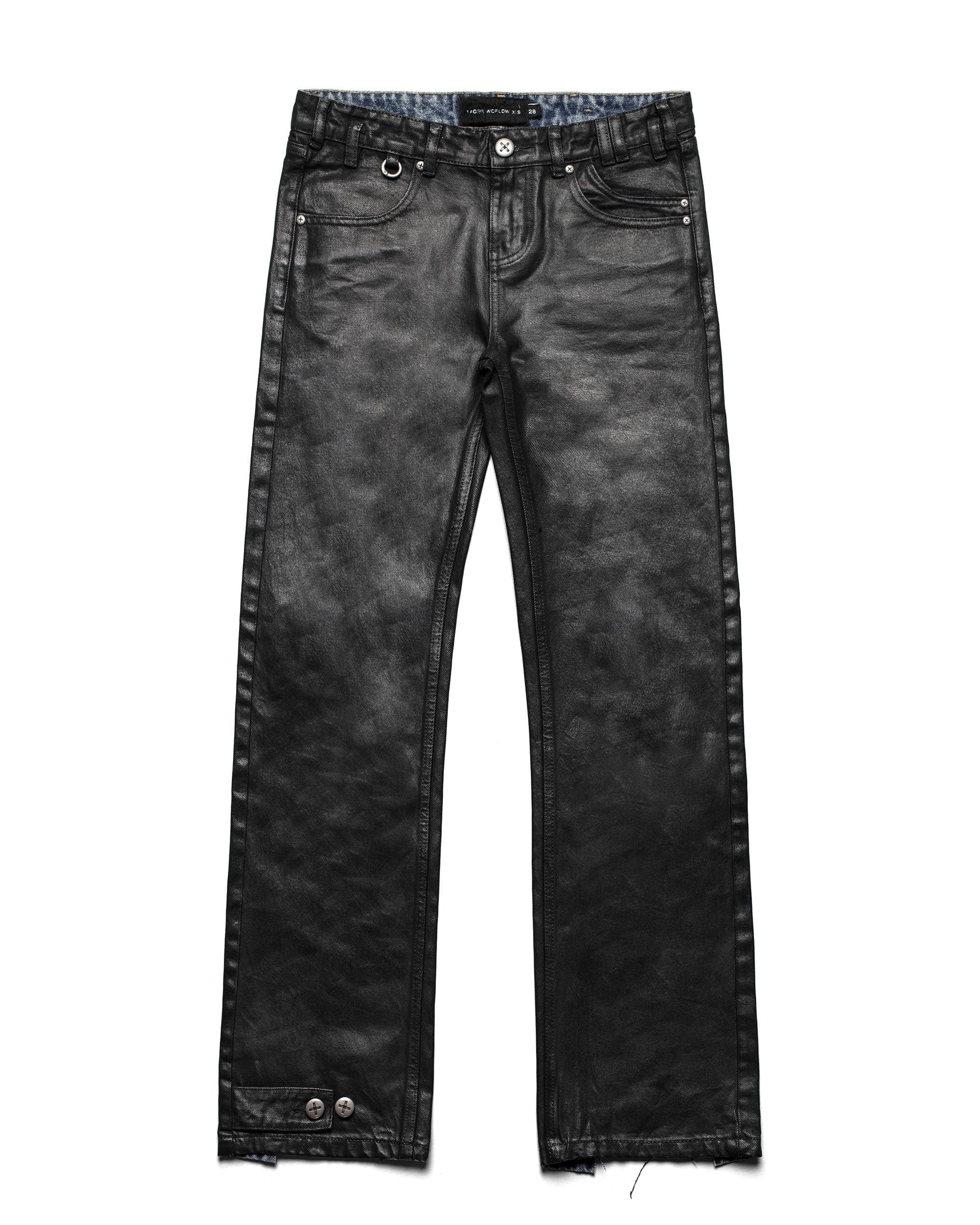 Coated Slim Low-Waist Denim 8