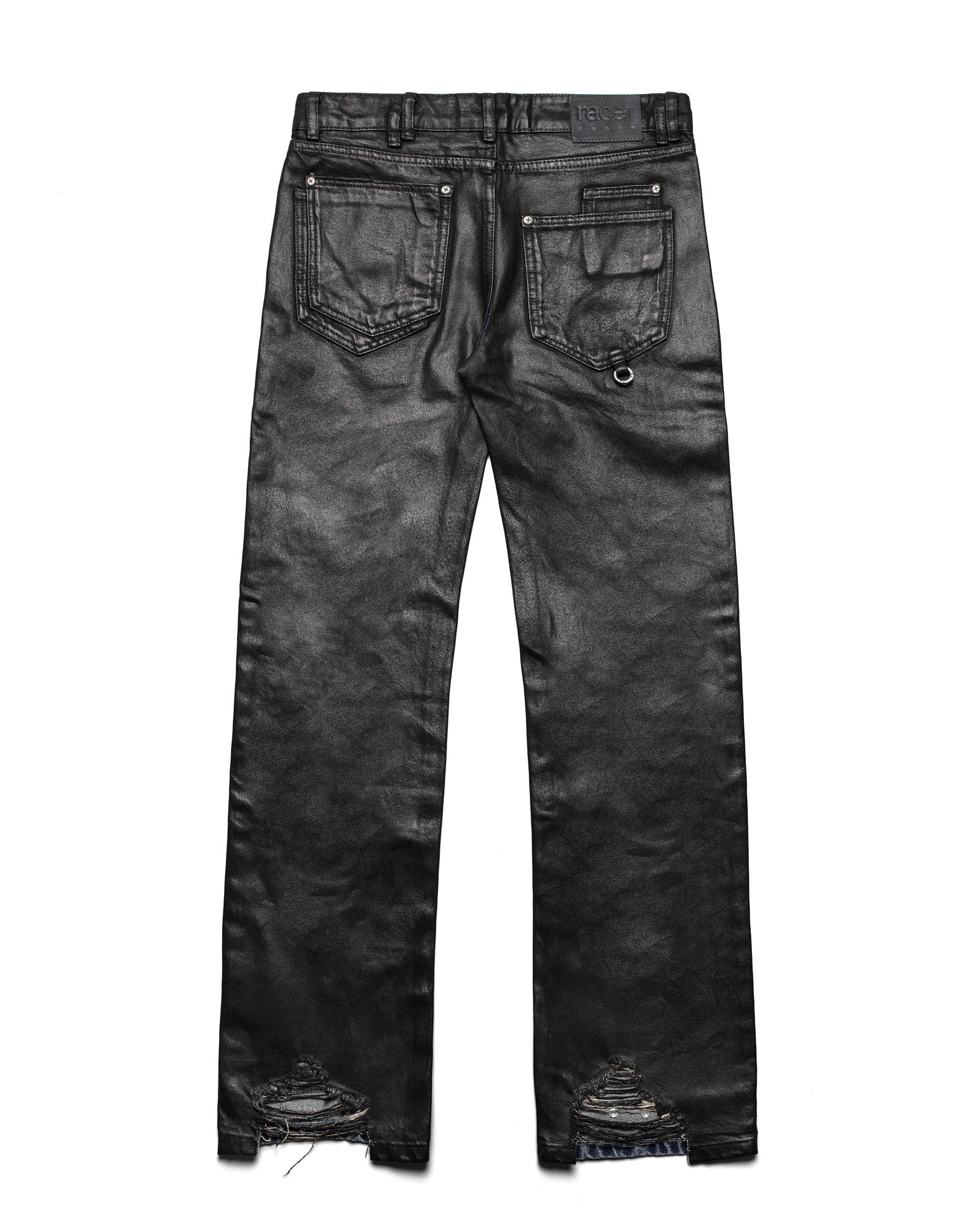 Coated Slim Low-Waist Denim 9