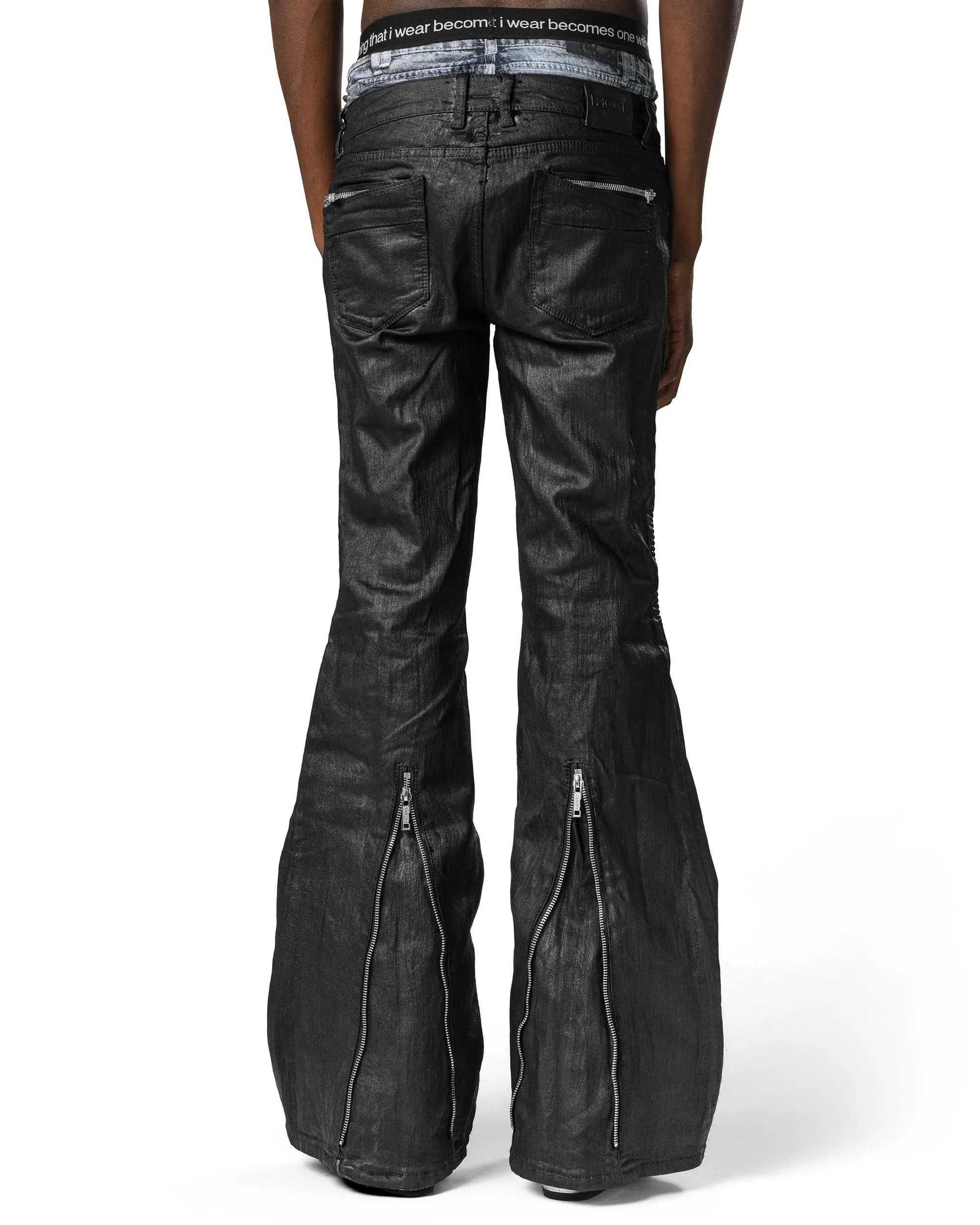 Wax Flared Jeans by Racer Worldwide®