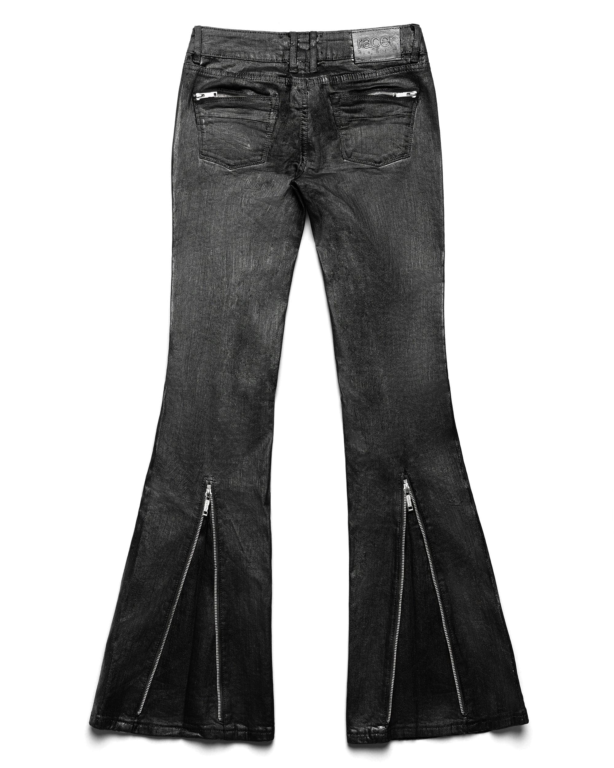 Wax Flared Jeans by Racer Worldwide®