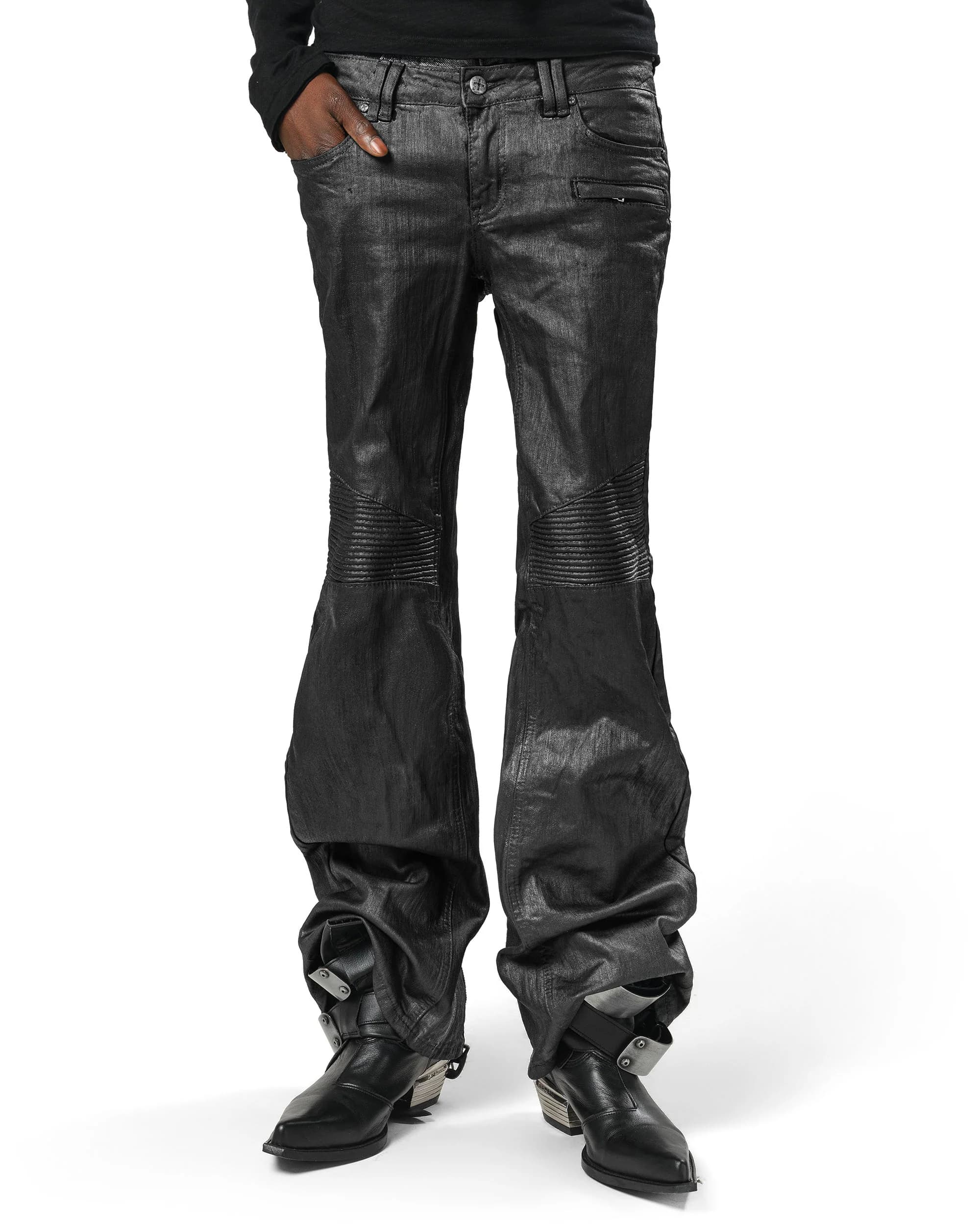 Wax Flared Jeans by Racer Worldwide®