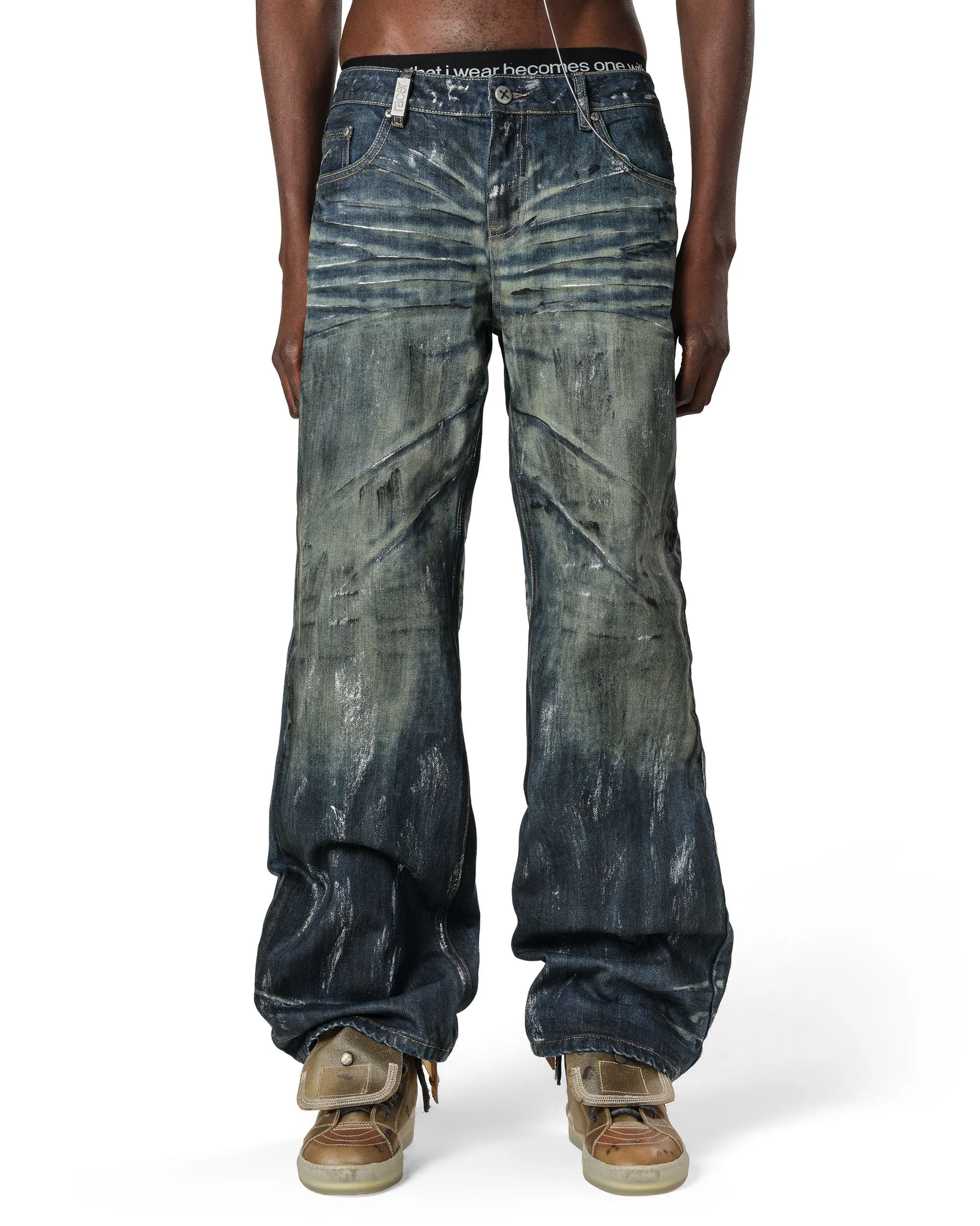 Blue Bootcut Denim by Racer Worldwide®