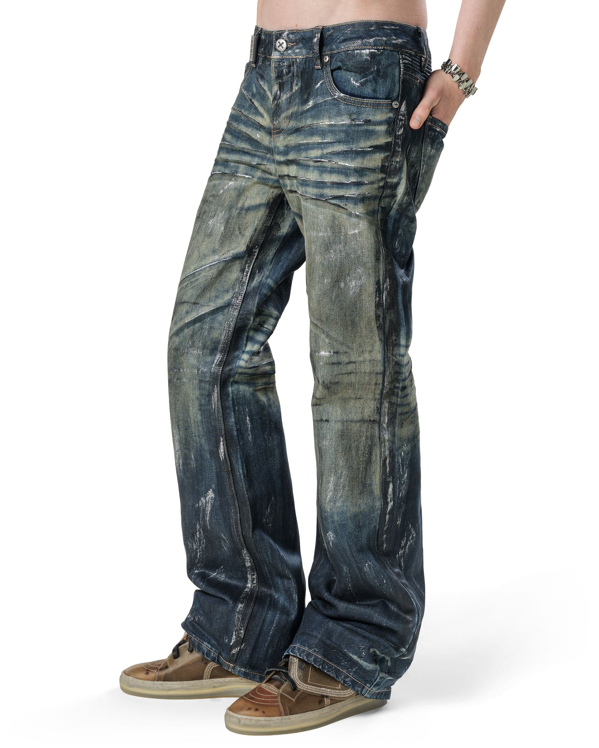Blue Bootcut Denim by Racer Worldwide®