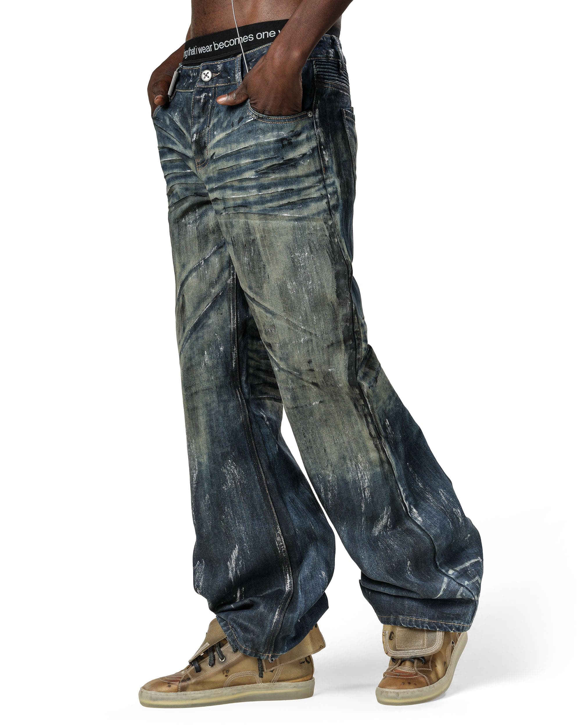 Blue Bootcut Denim by Racer Worldwide®