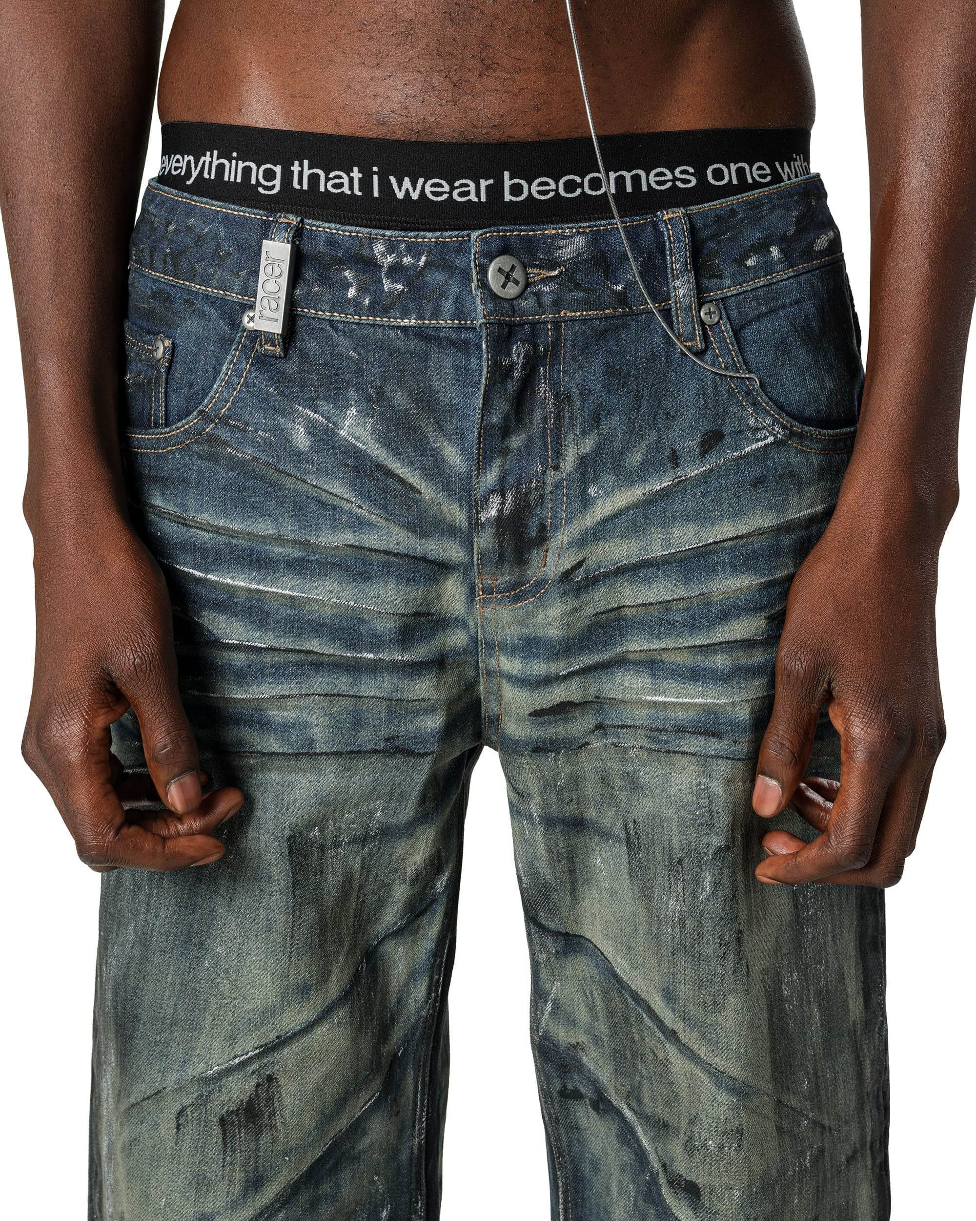 Blue Bootcut Denim by Racer Worldwide®