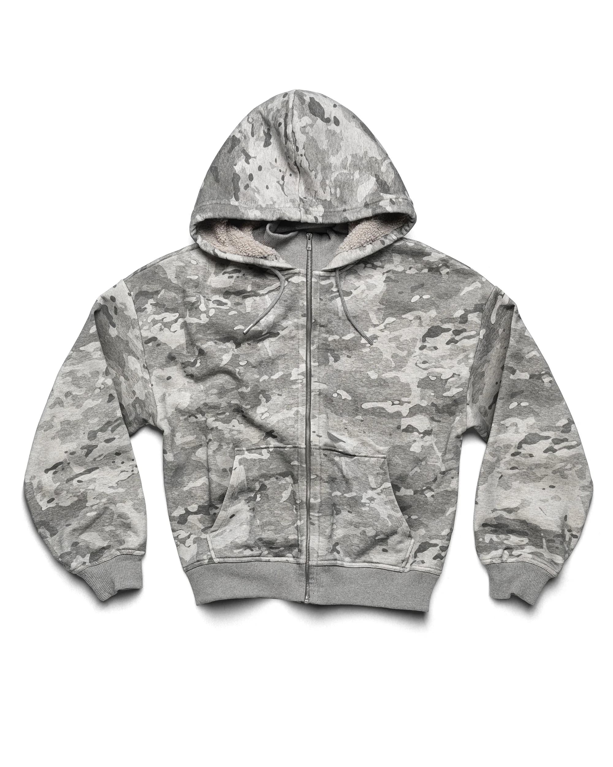 Camo Sherpa Hoodie by Racer Worldwide®