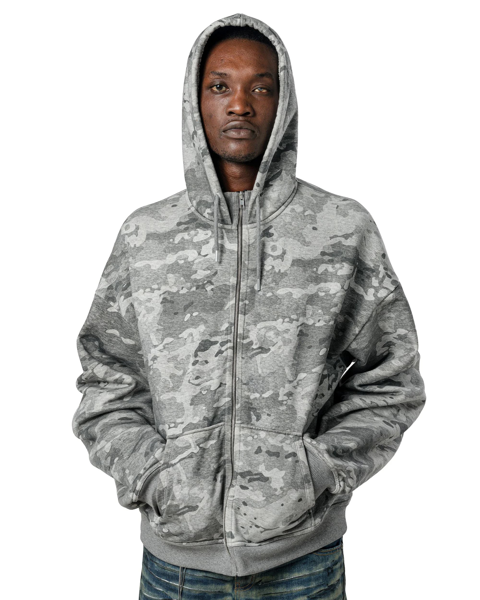 Camo Sherpa Hoodie 2