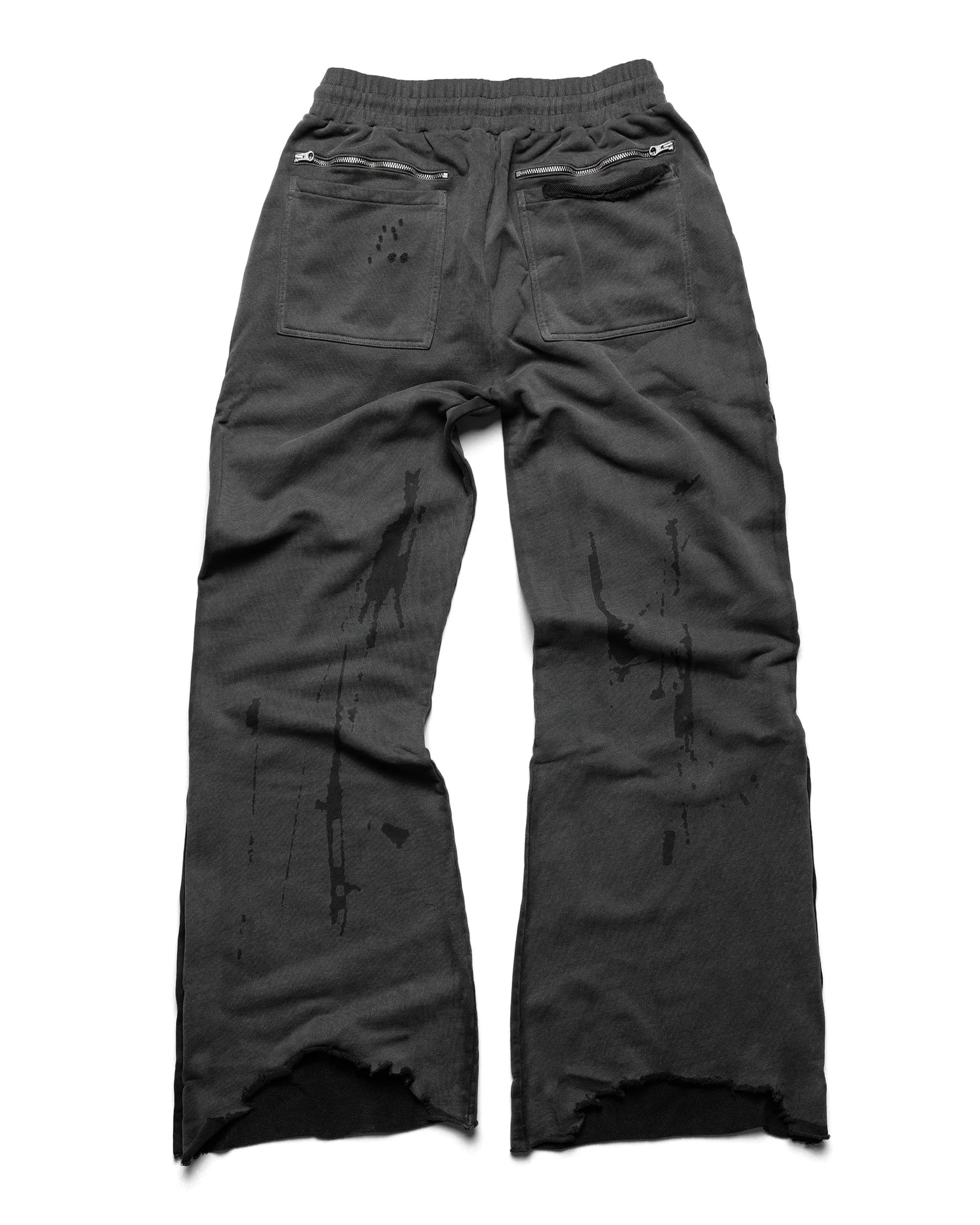 Dark Faded Track Sweatpants 4