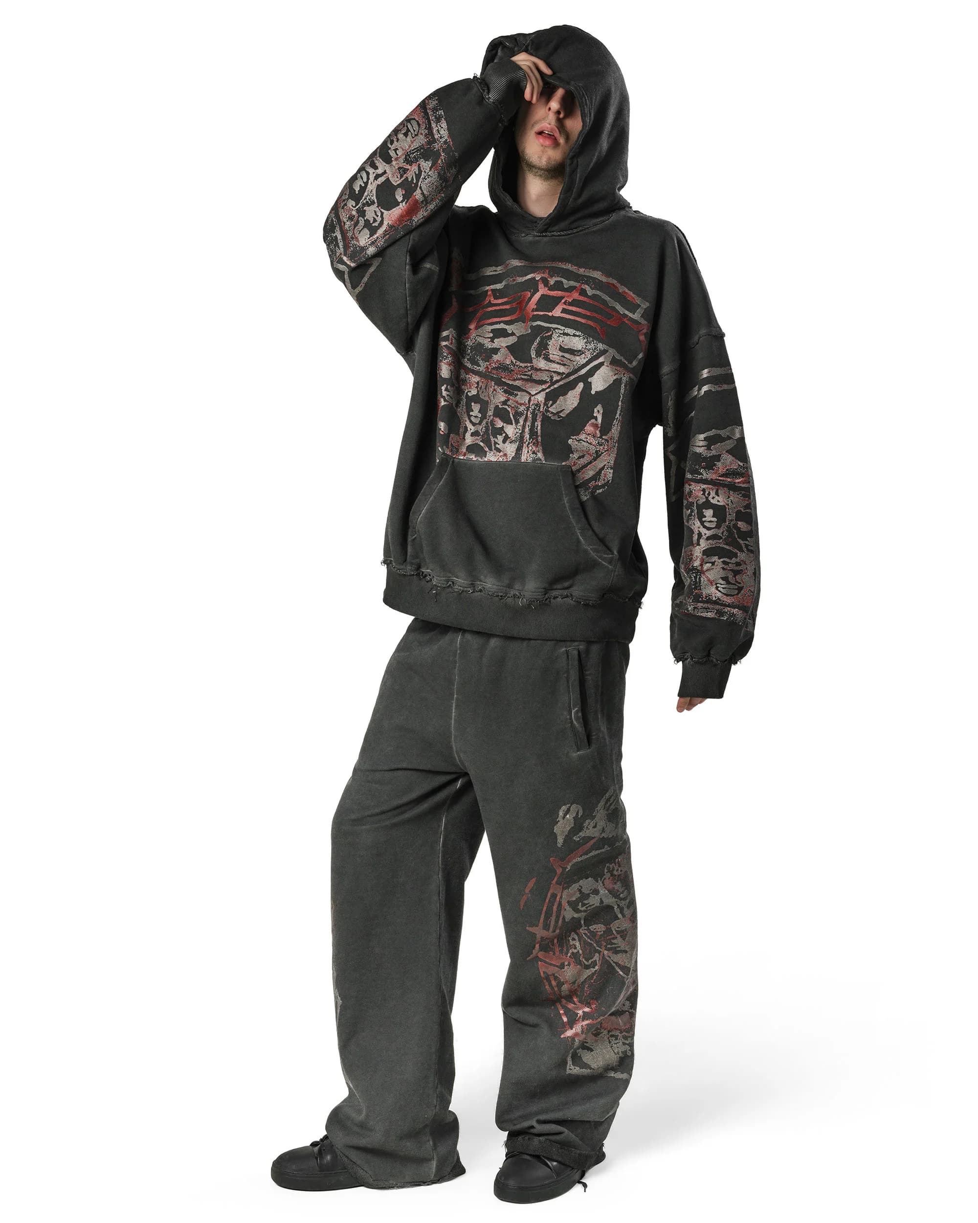 RED Bootcut Sweatpants 3