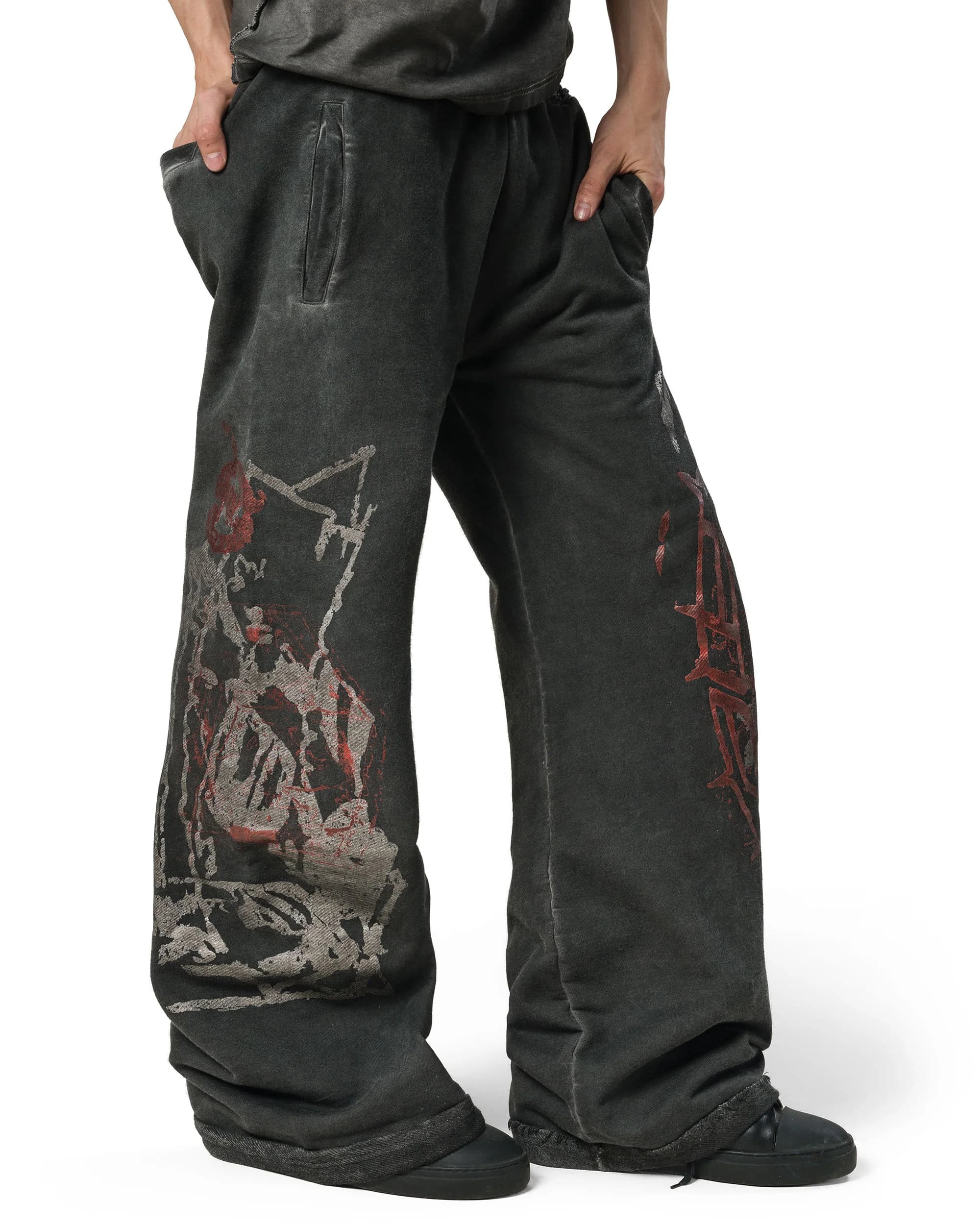 RED Bootcut Sweatpants by Racer Worldwide®