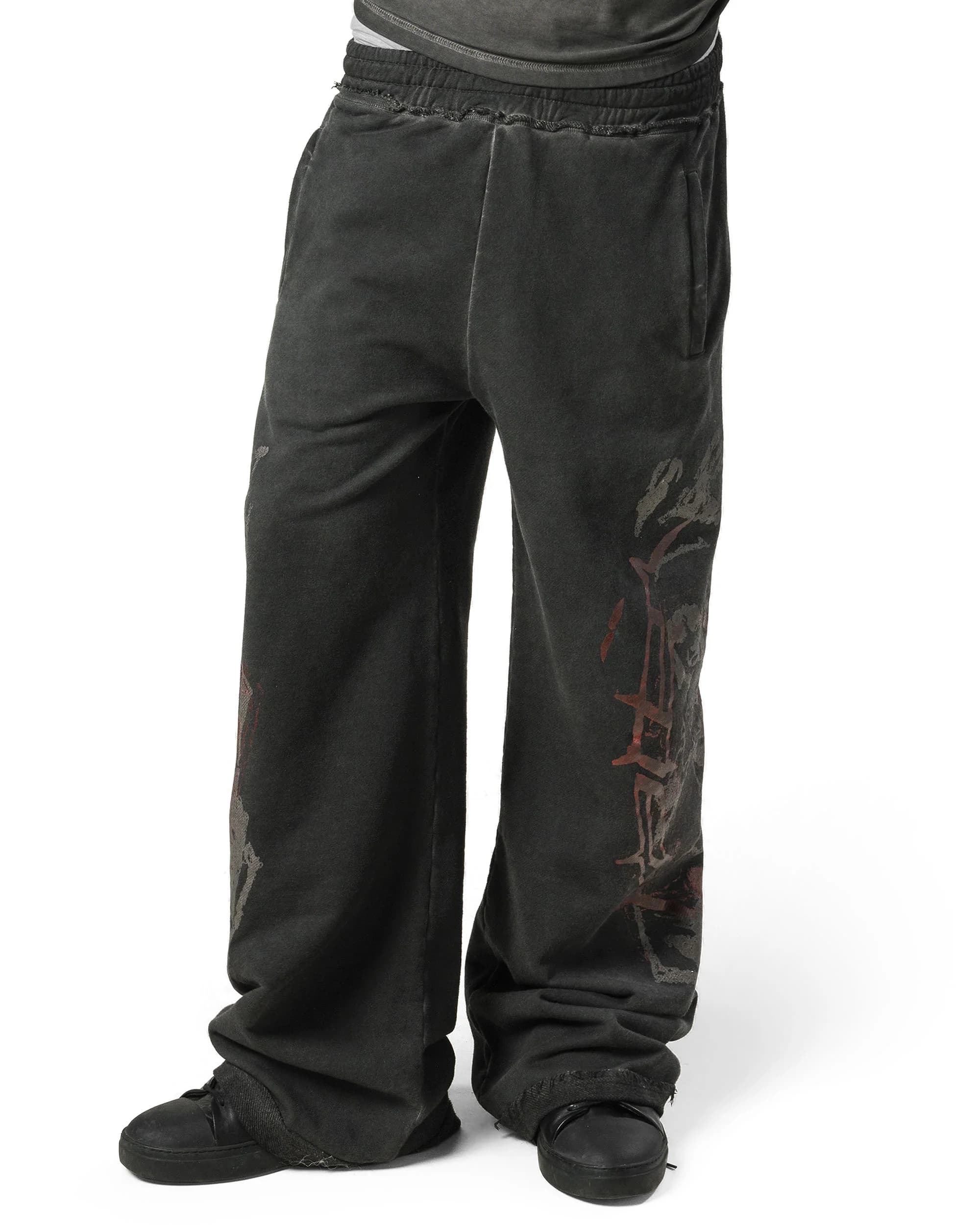 RED Bootcut Sweatpants 5