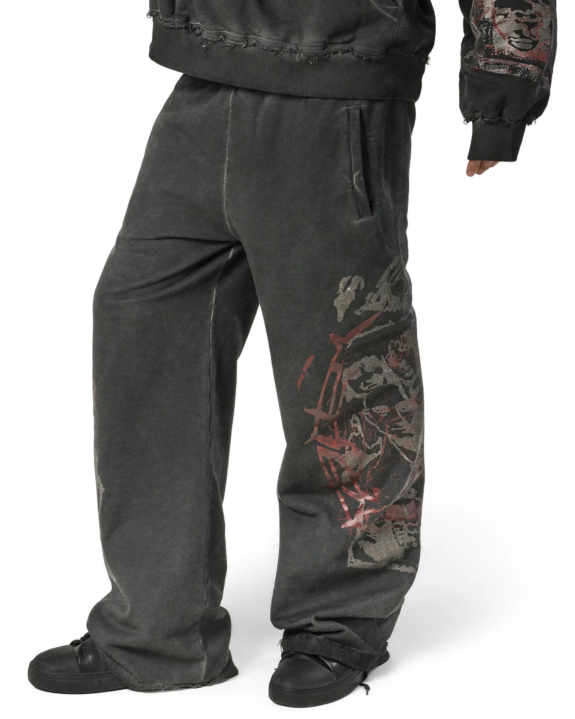 RED Bootcut Sweatpants 4