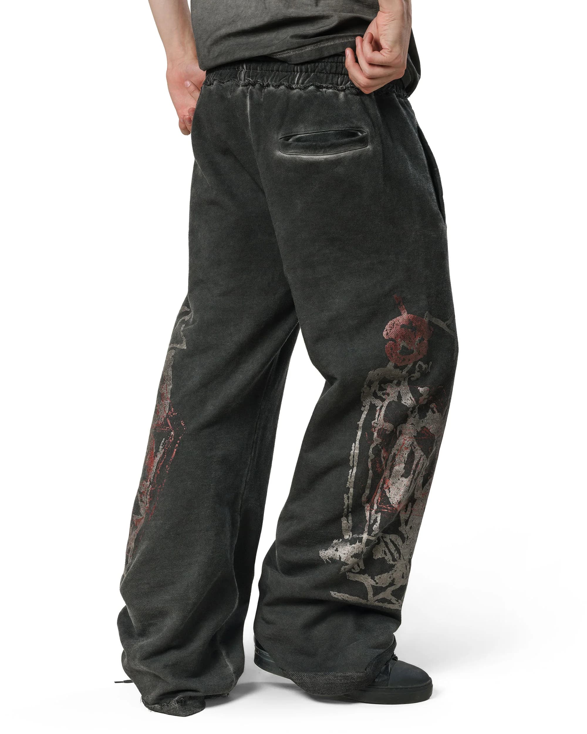 RED Bootcut Sweatpants 6