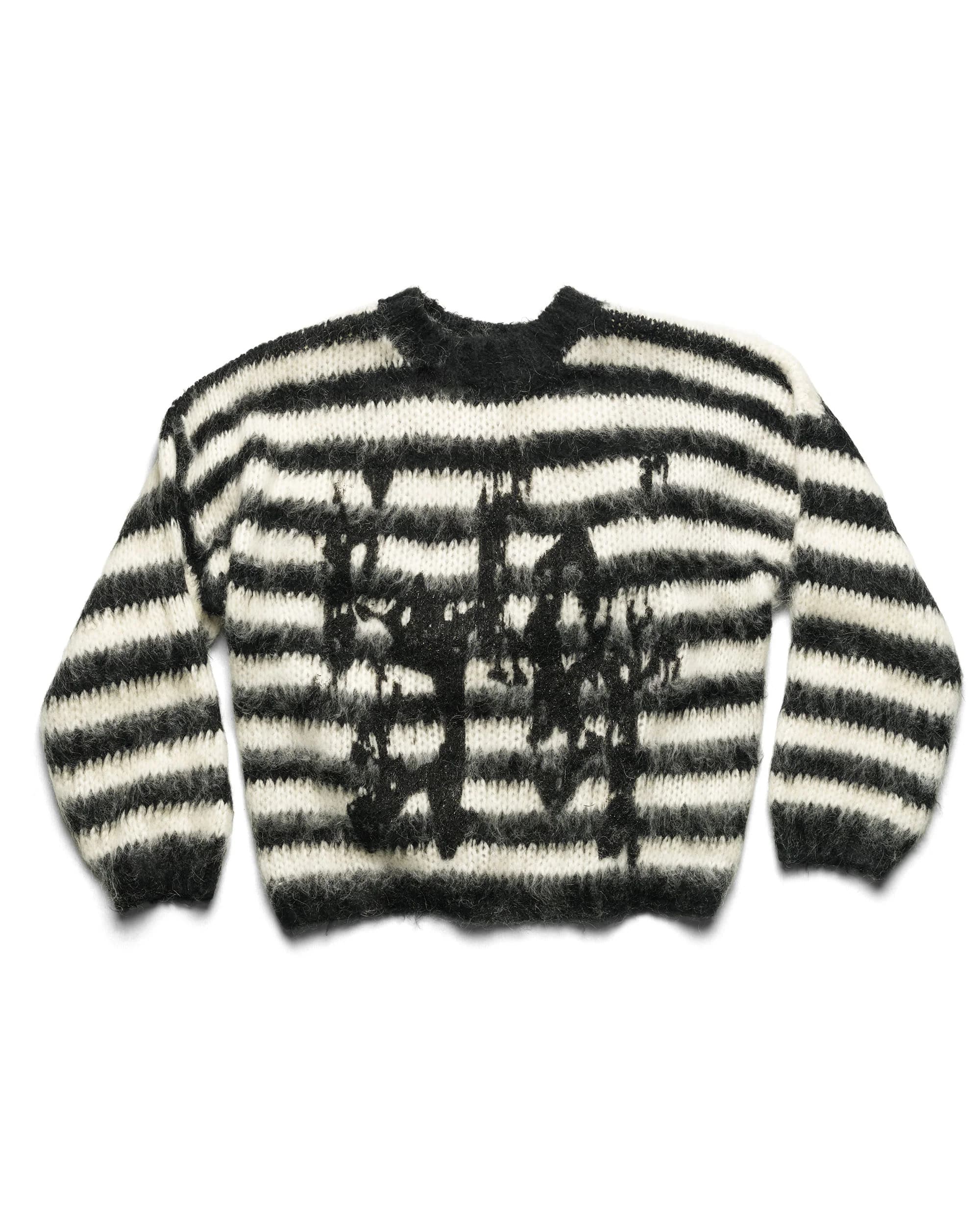 Mohair Stripe Sweater 2
