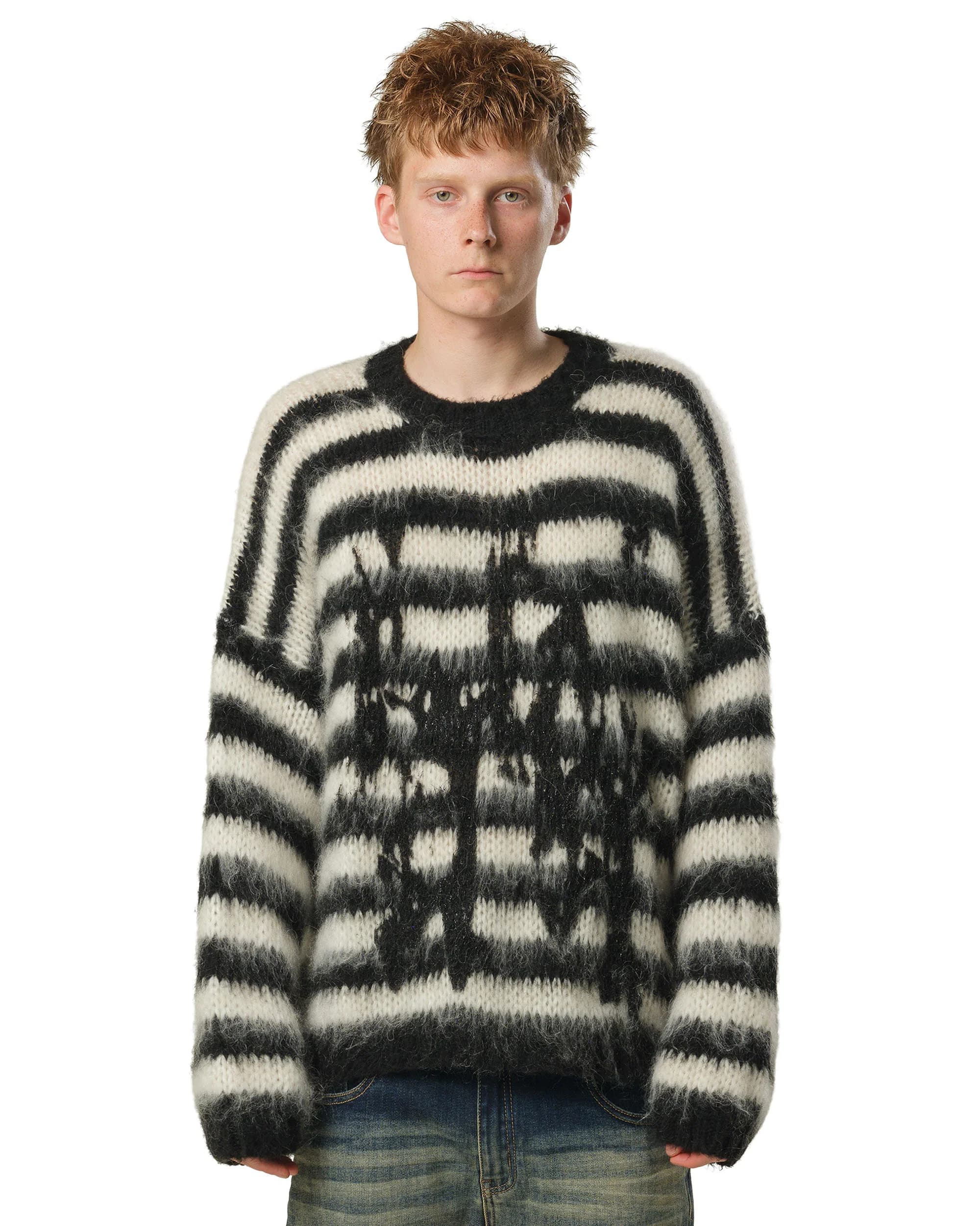 Mohair Stripe Sweater by Racer Worldwide®
