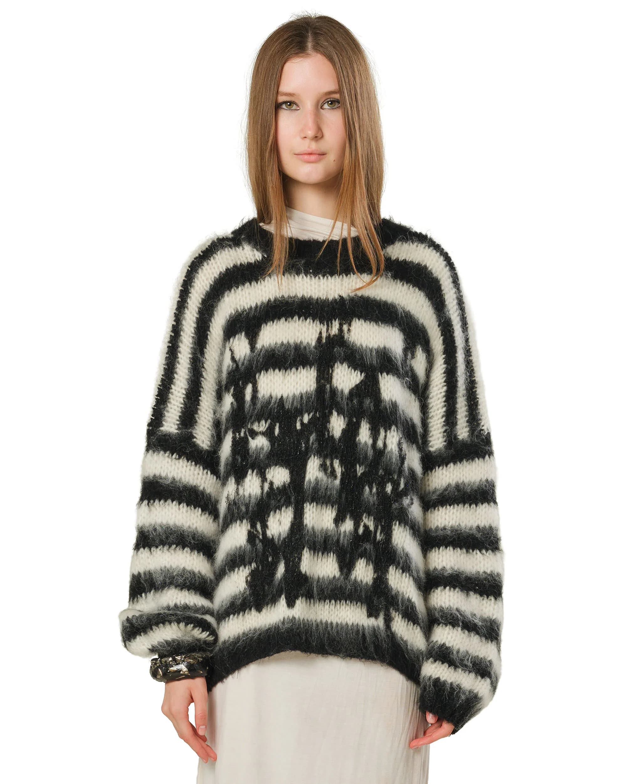 Mohair Stripe Sweater 3
