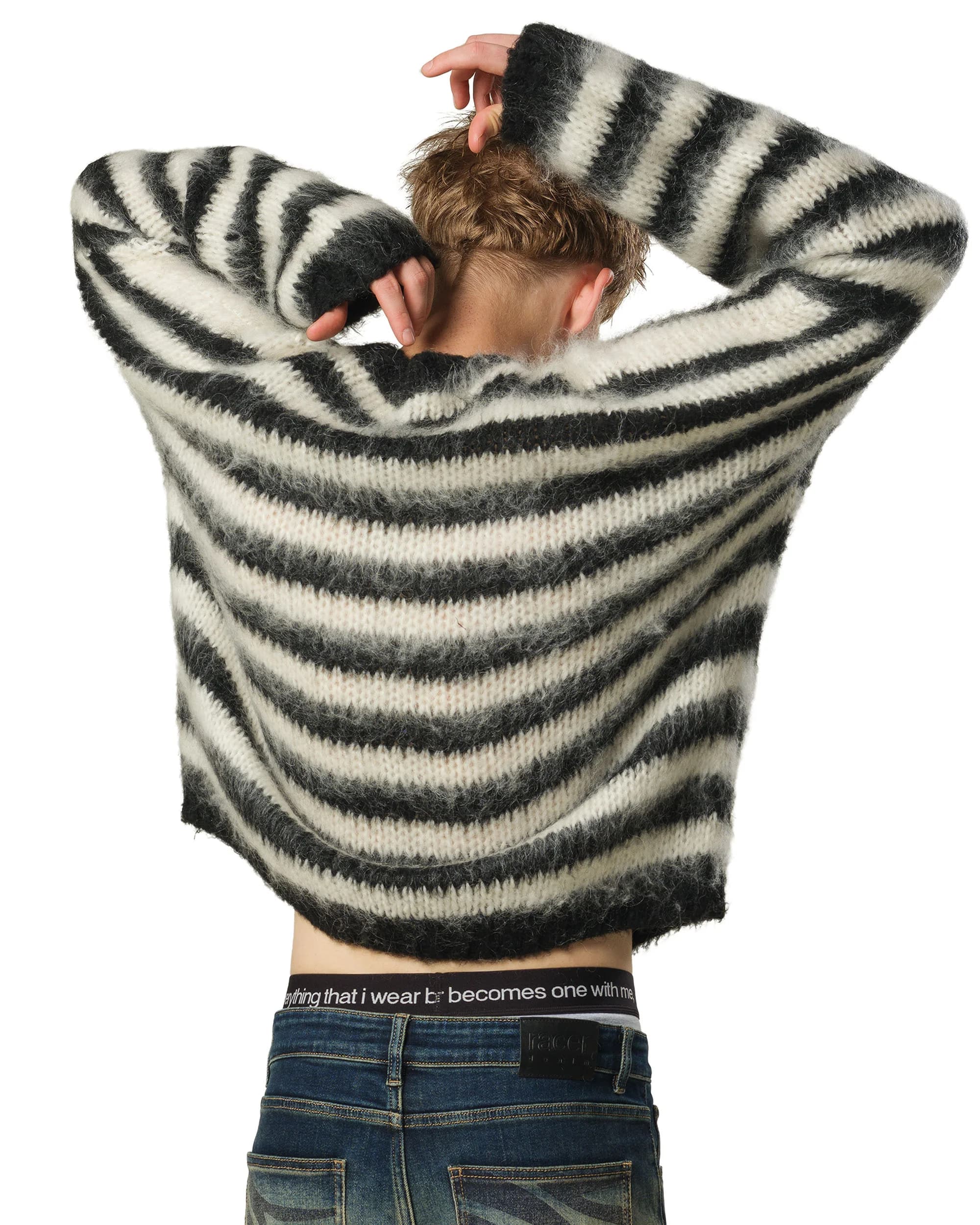 Mohair Stripe Sweater 5
