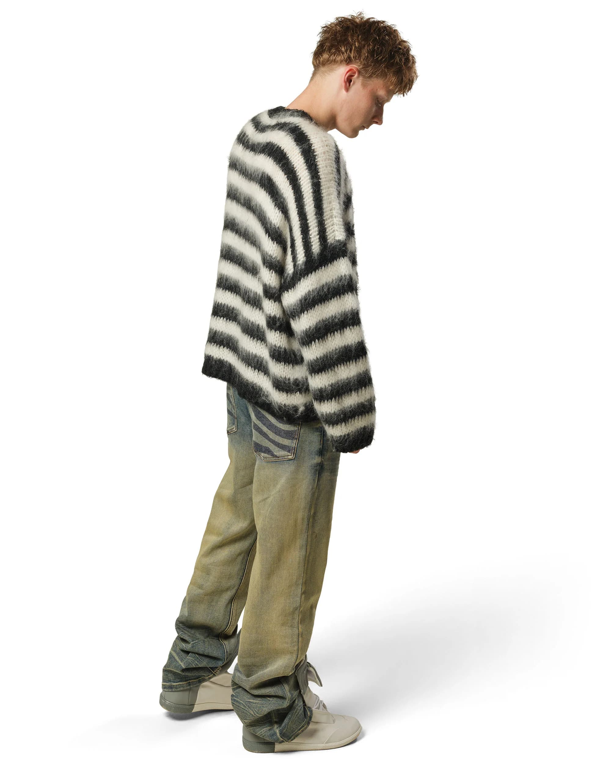 Mohair Stripe Sweater 8