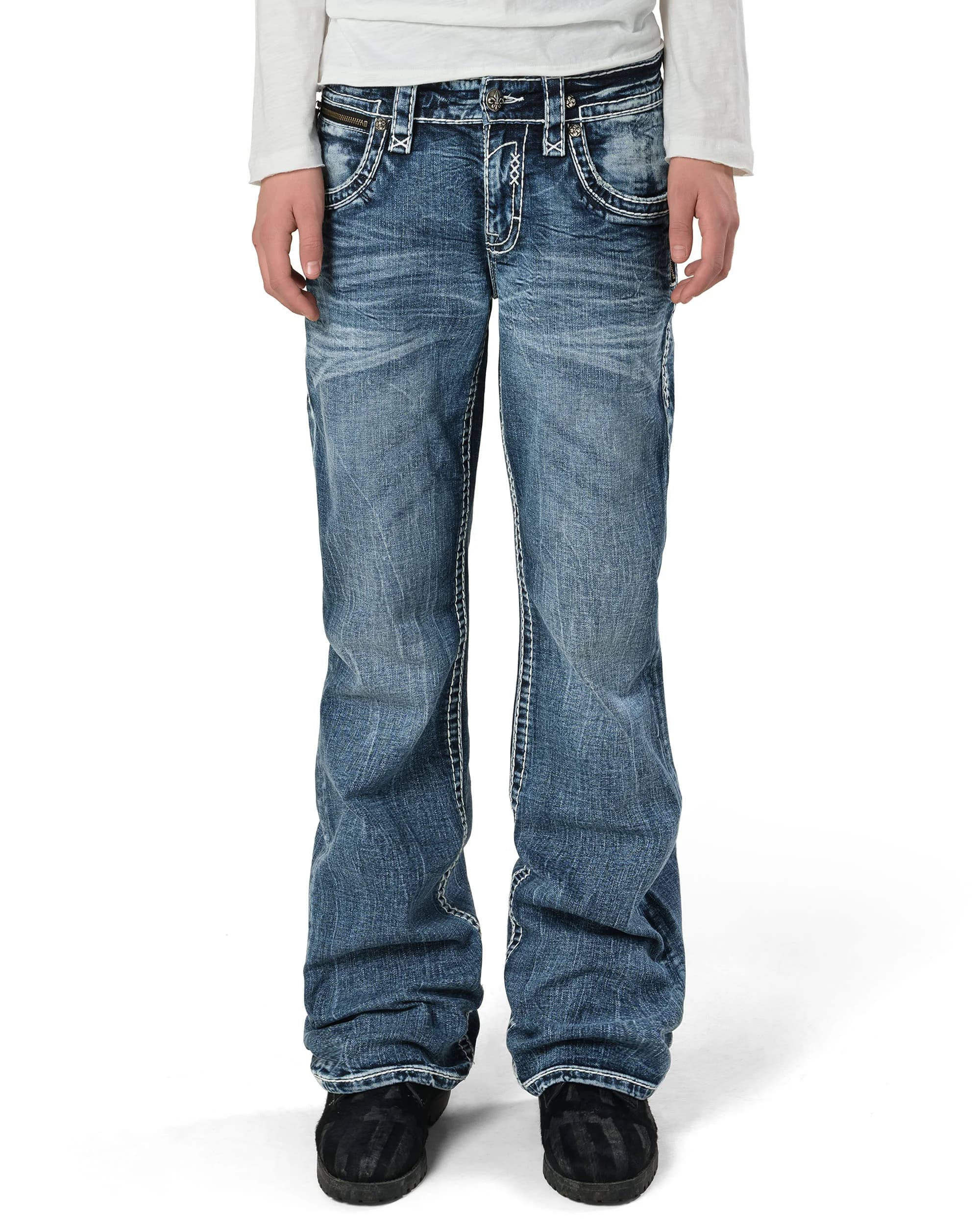 Rock Revival Light Bootcut Denim by Racer Worldwide®