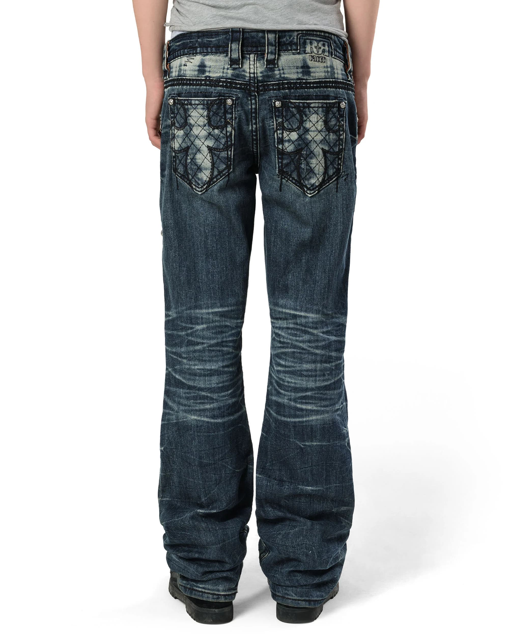 Rock Revival Dark Bootcut Denim by Racer Worldwide®