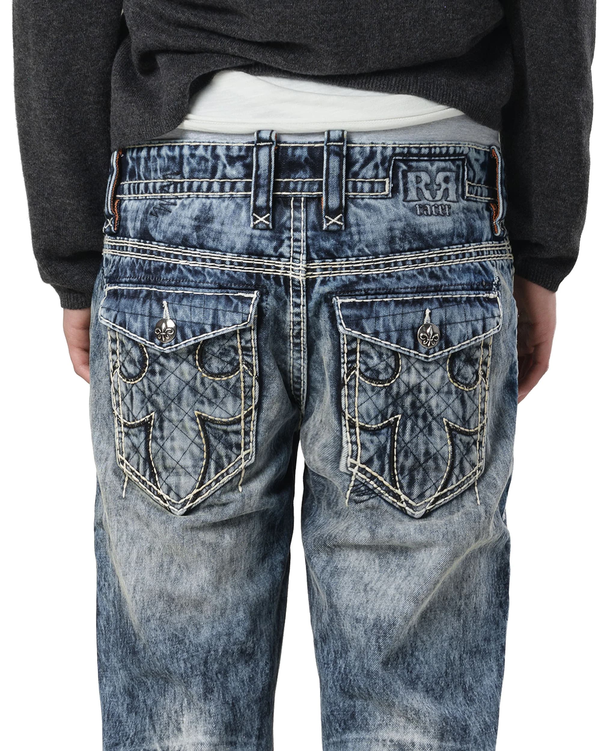 Rock Revival Bleach Slim Denim by Racer Worldwide®