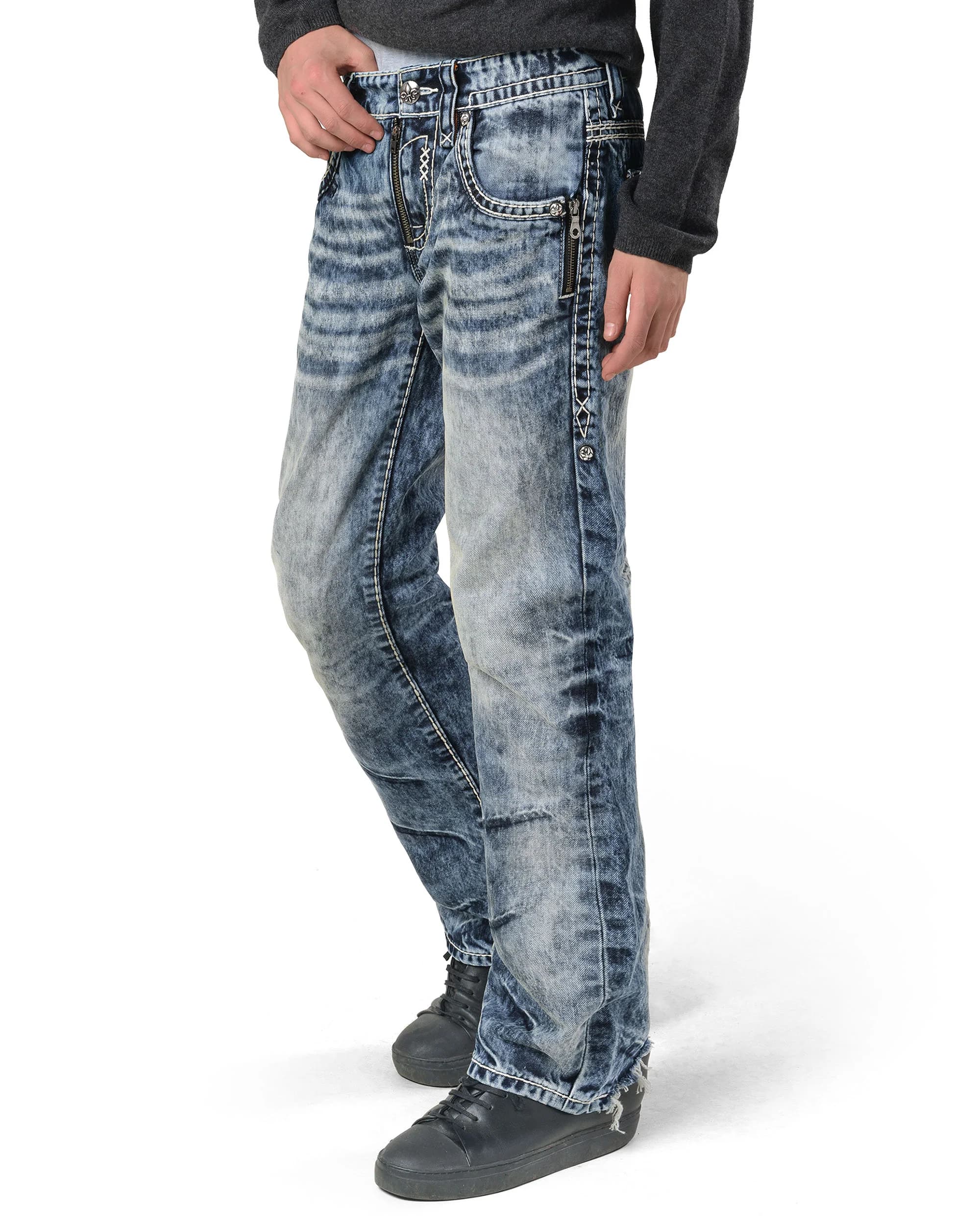 Rock Revival Bleach Slim Denim 9