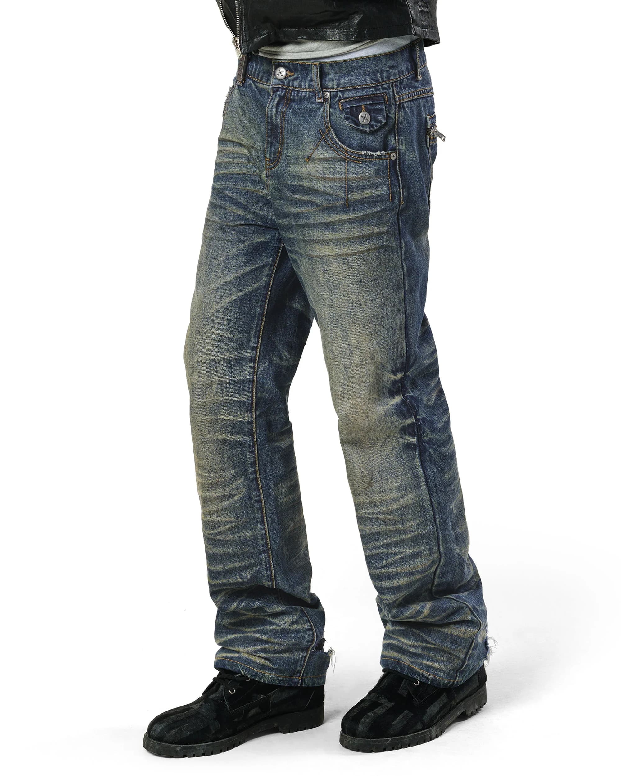 Dark Stacked Denim by Racer Worldwide®
