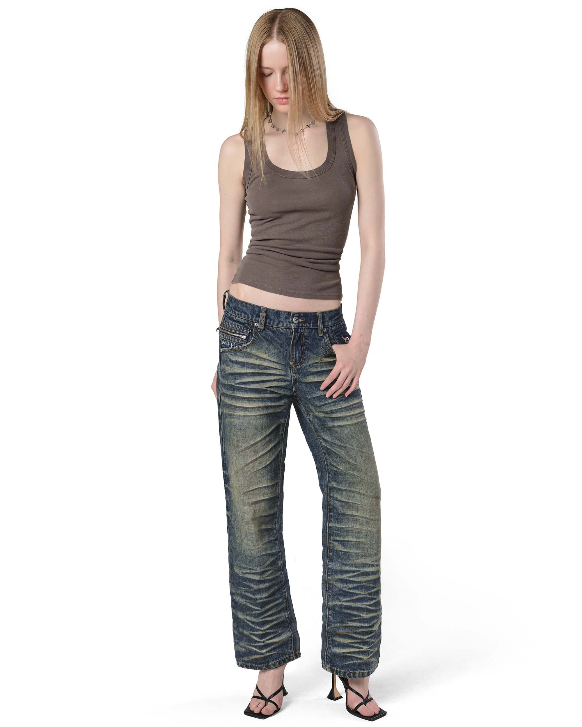 Dark Stacked Denim by Racer Worldwide®