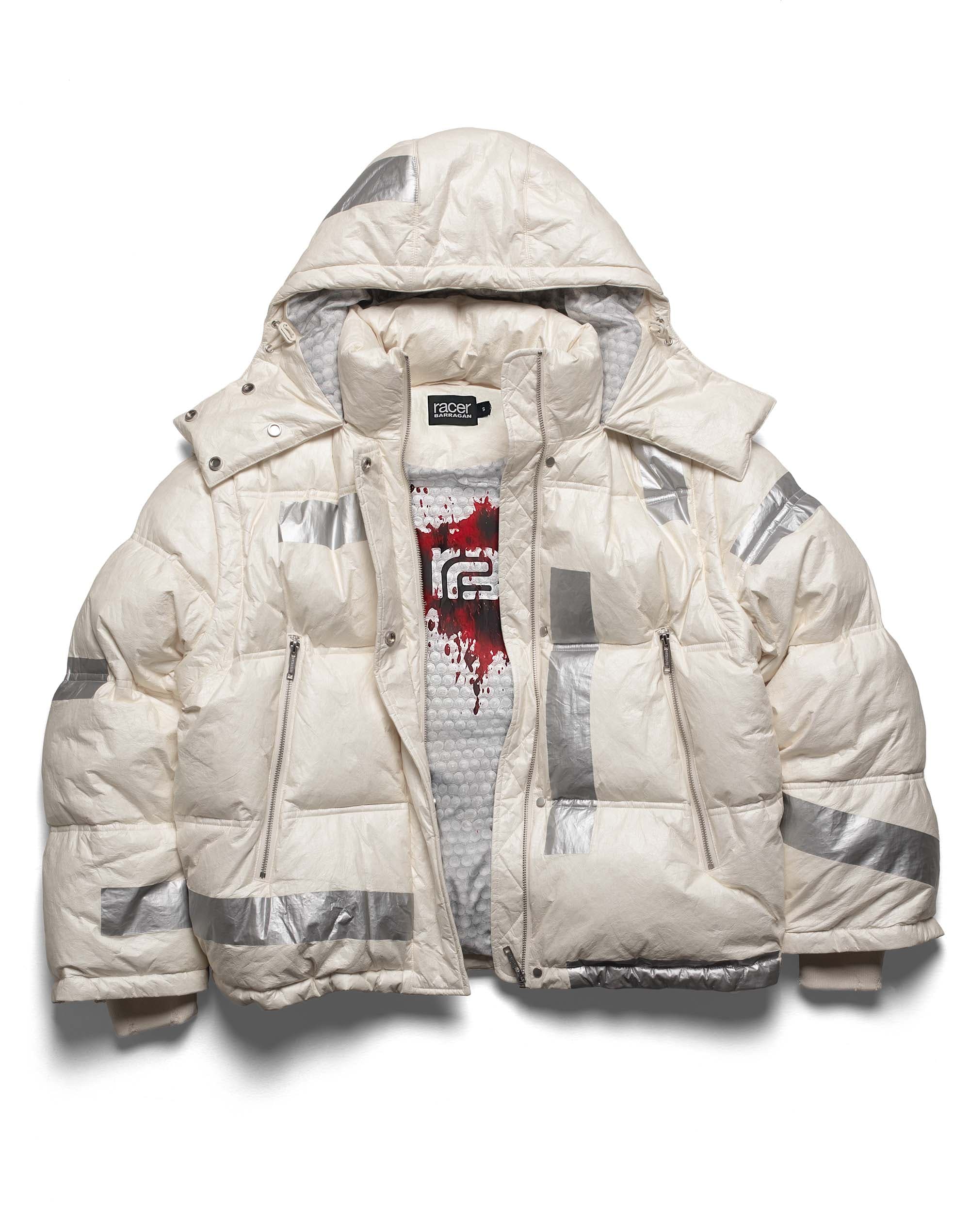 Racer x Barragán Taped Puffer Jacket by Racer Worldwide®