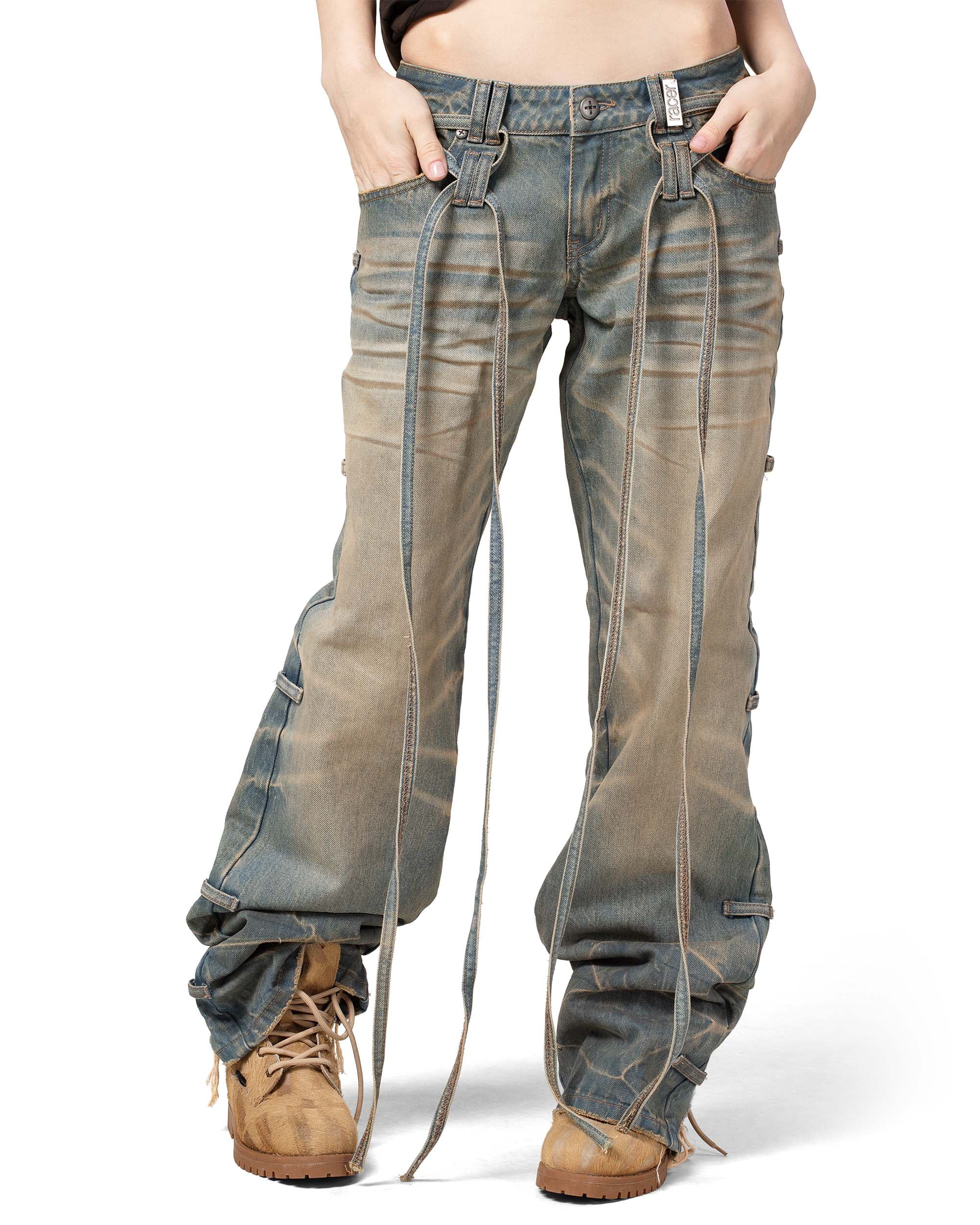 Light Blue Transformer Track Denim by Racer Worldwide®