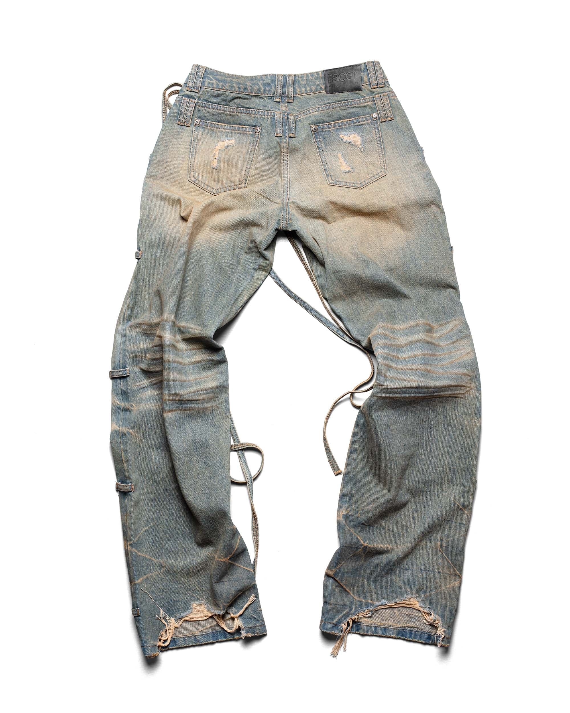 Light Blue Transformer Track Denim 5