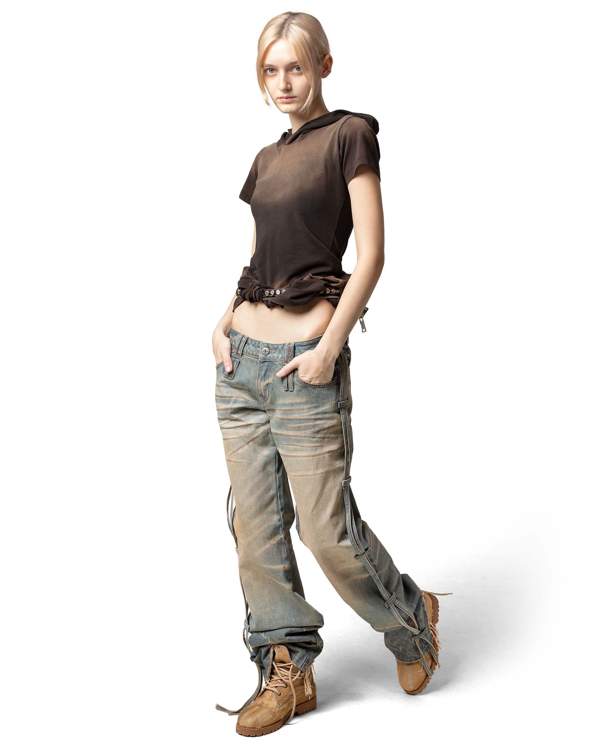 Light Blue Transformer Track Denim 7