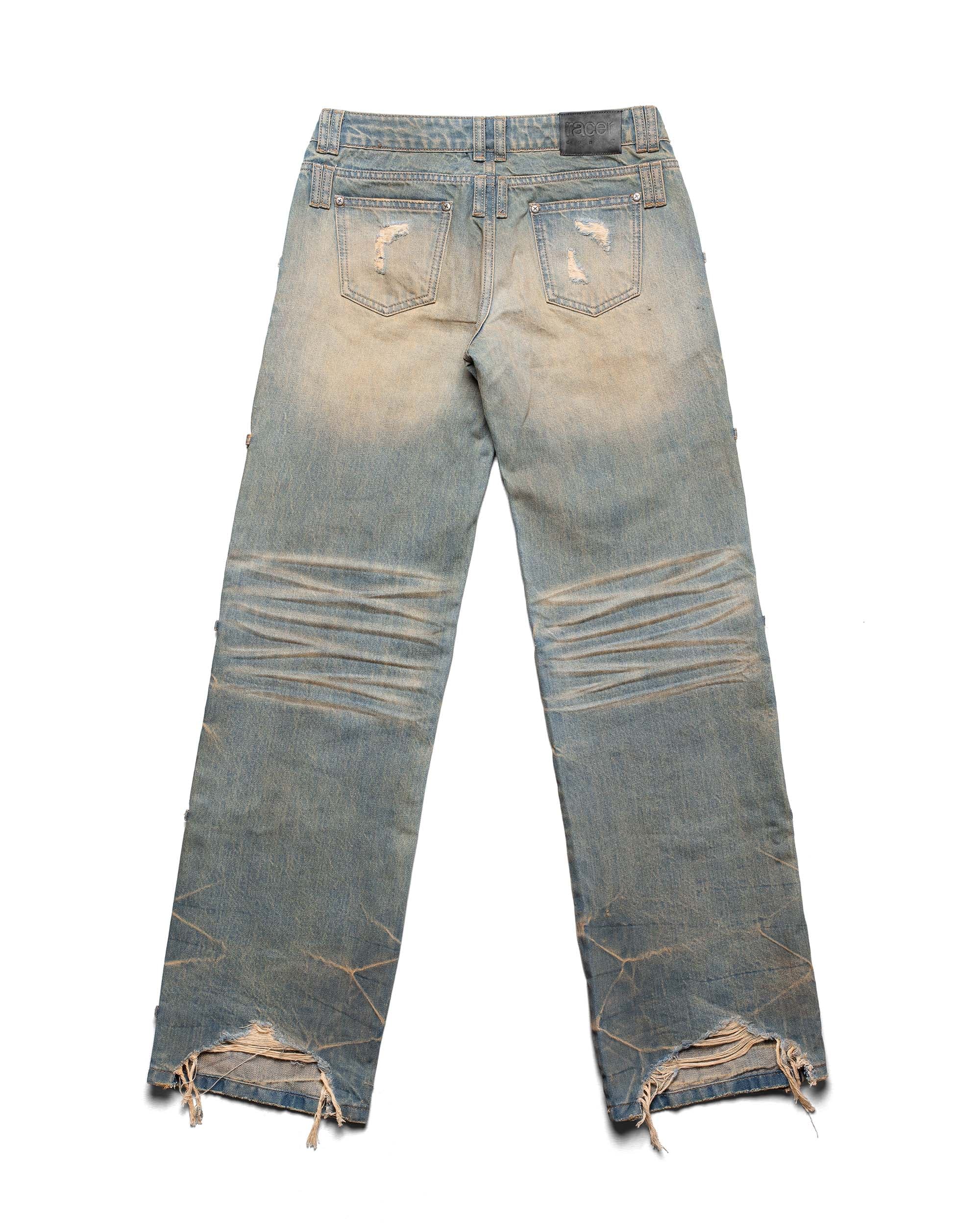 Light Blue Transformer Track Denim 9
