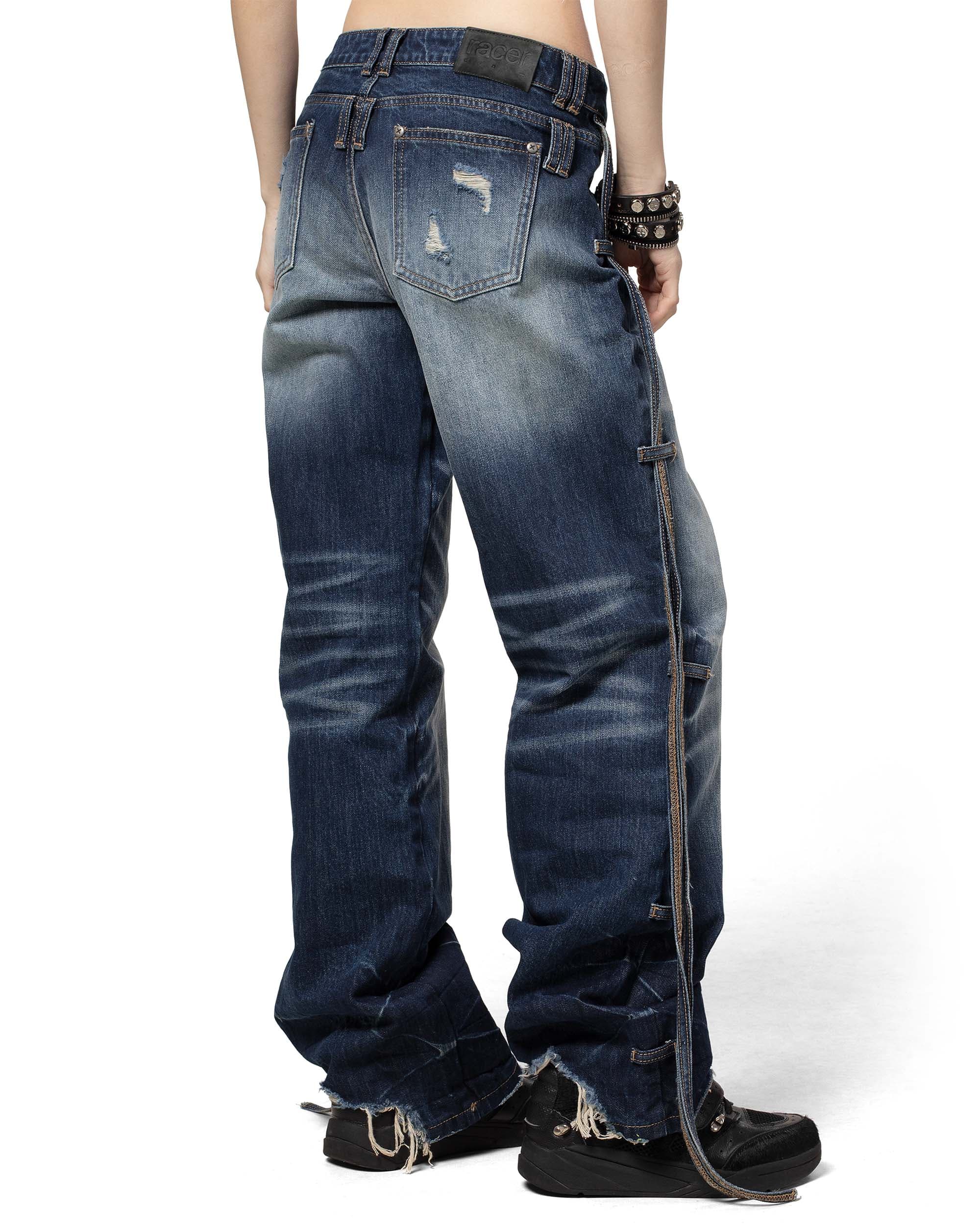 Dark Blue Transformer Track Denim 12