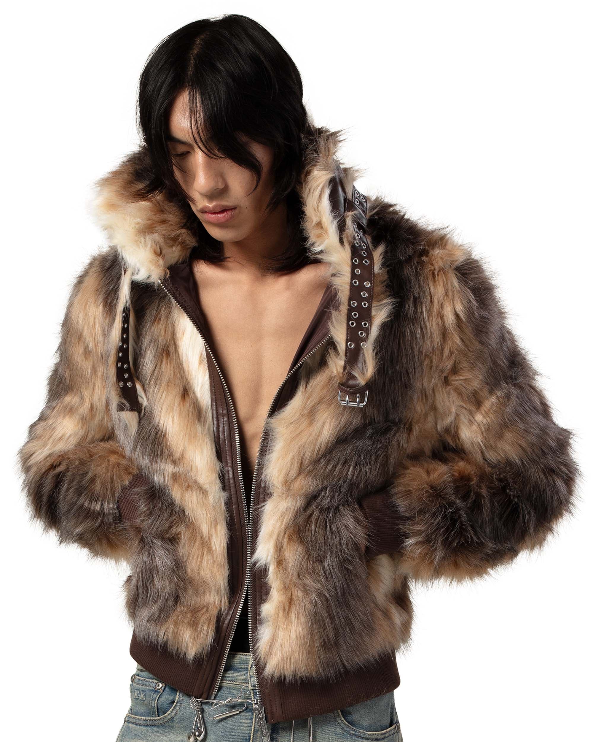 Coyote Fur Bomber by Racer Worldwide®
