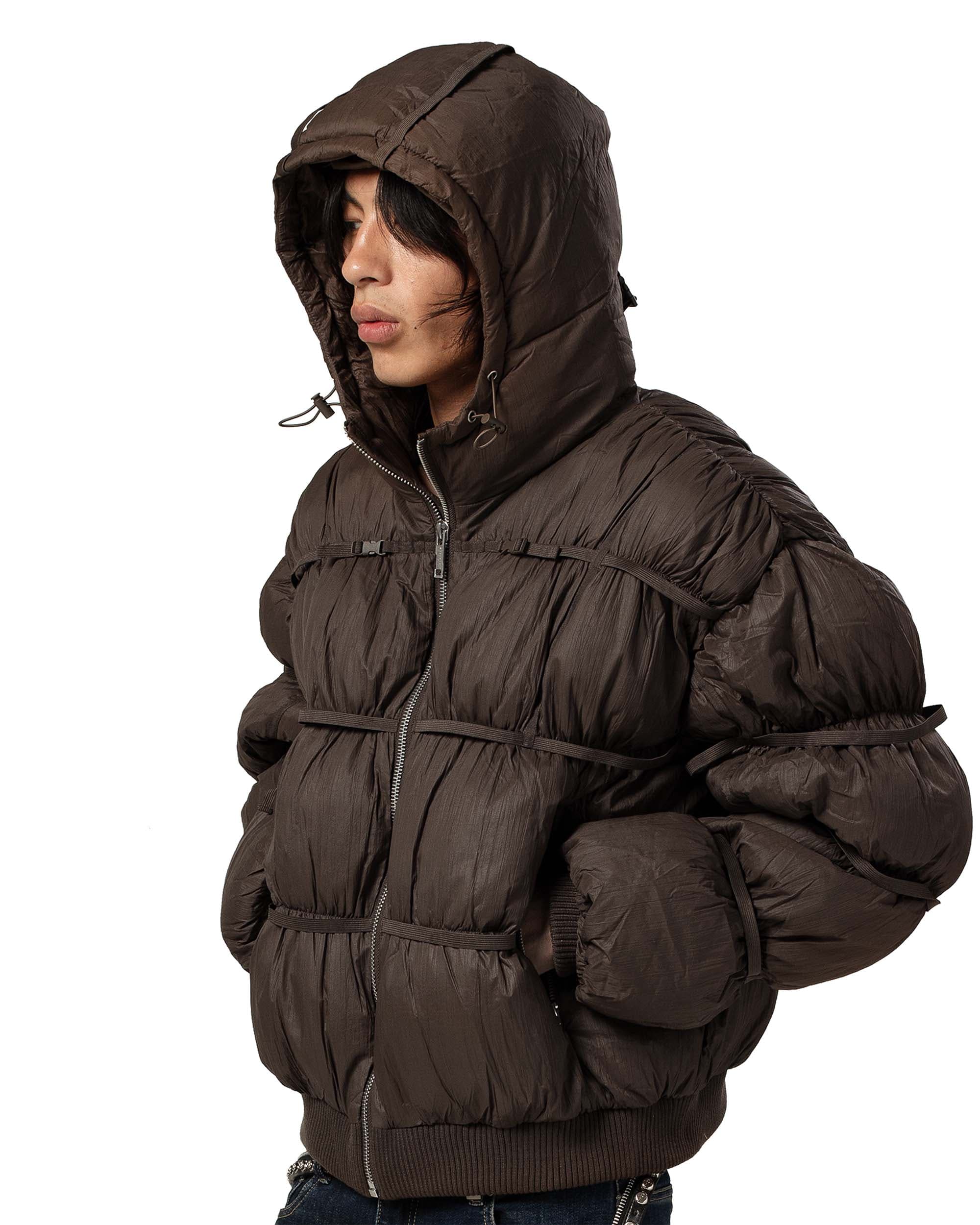 Brown Puffer Jacket X 3