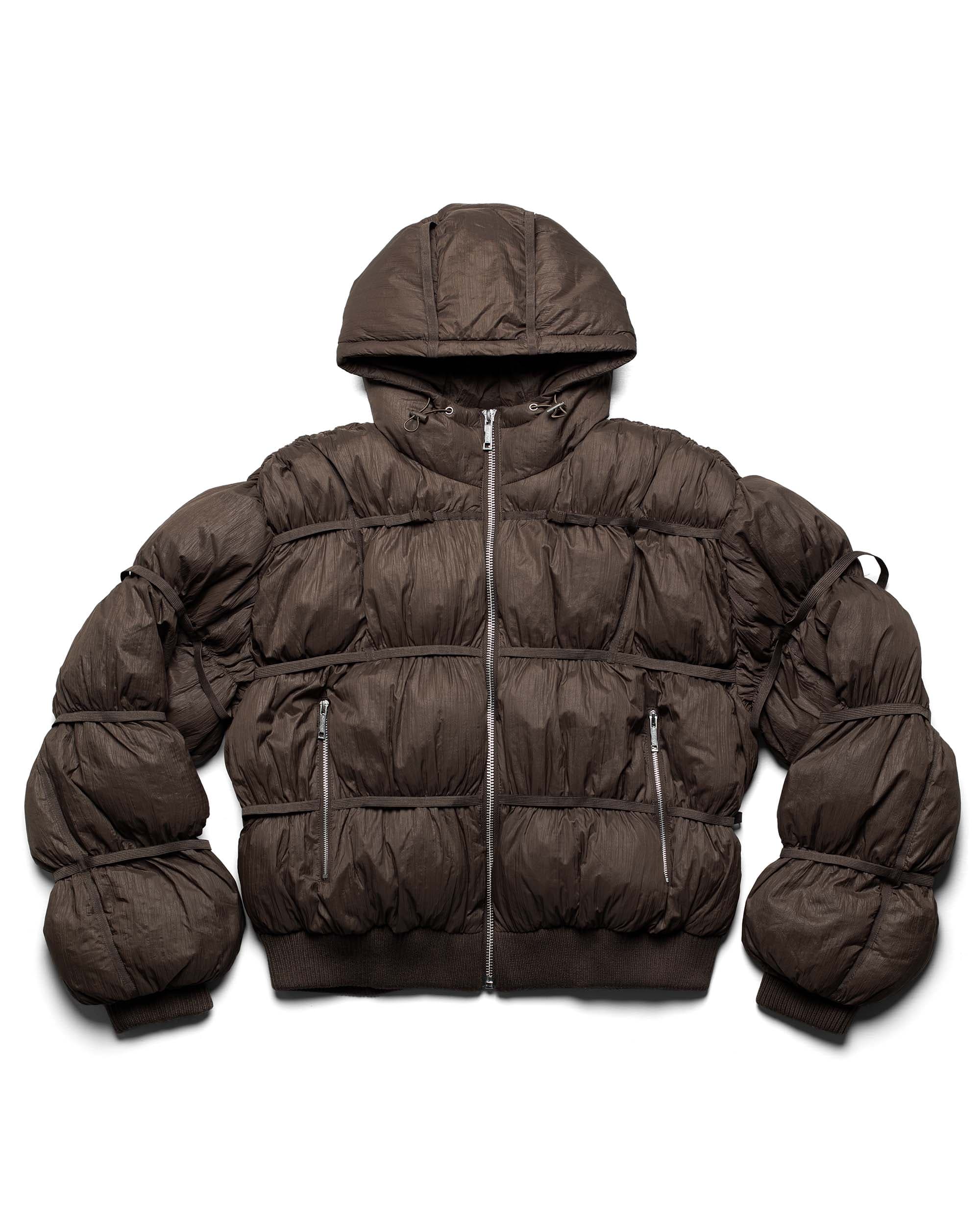 Brown Puffer Jacket X 2