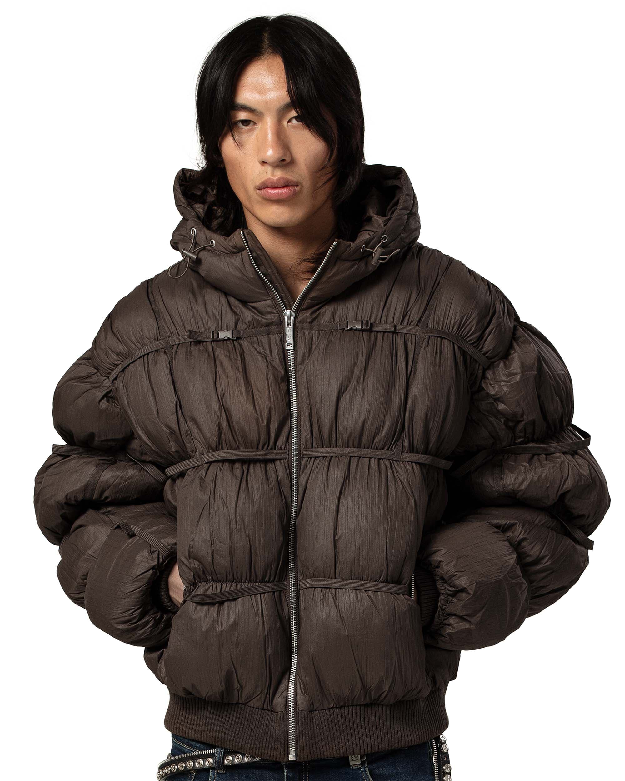 Brown Puffer Jacket X 8