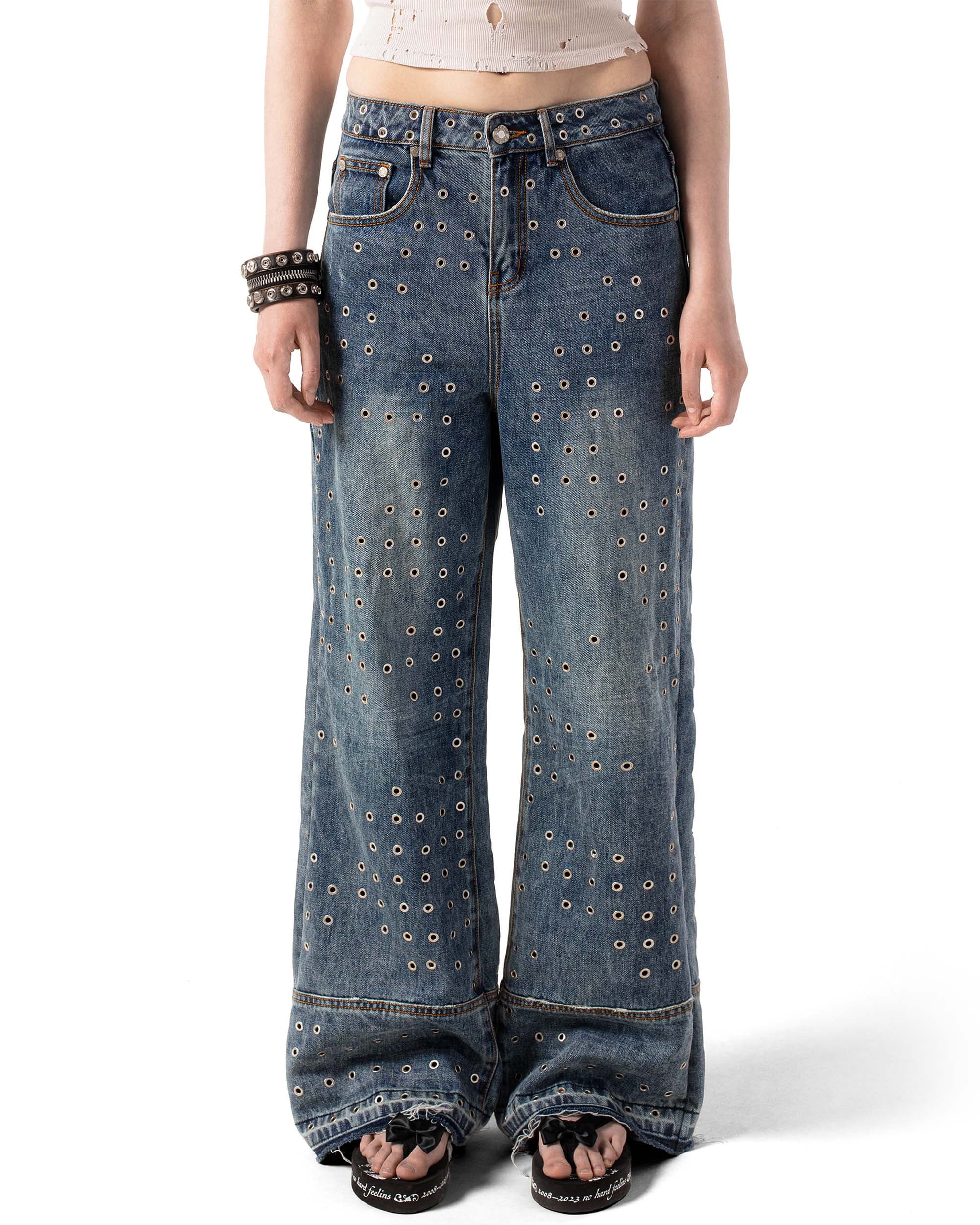 Blue Eyelet Denim by Racer Worldwide®