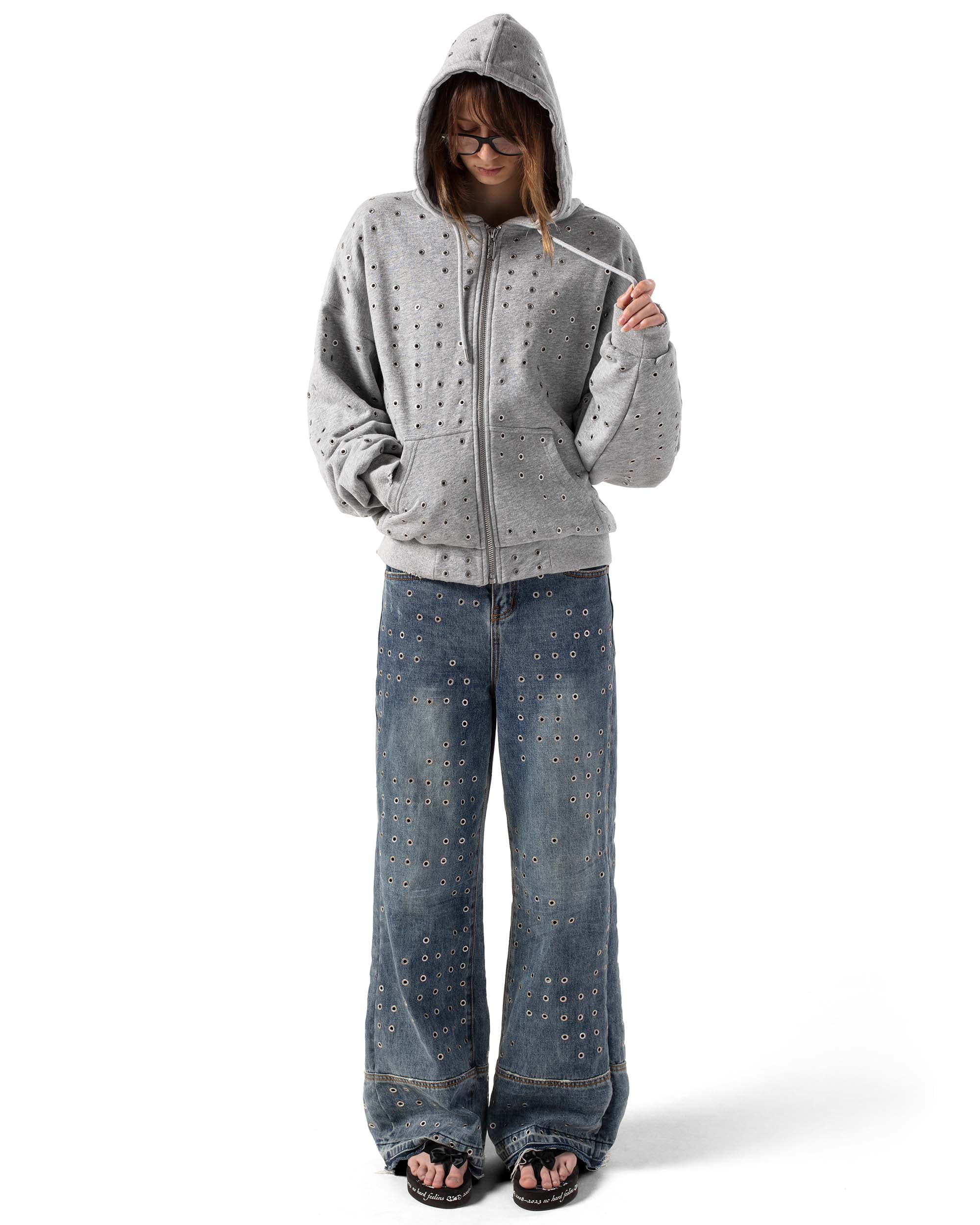 Blue Eyelet Denim by Racer Worldwide®