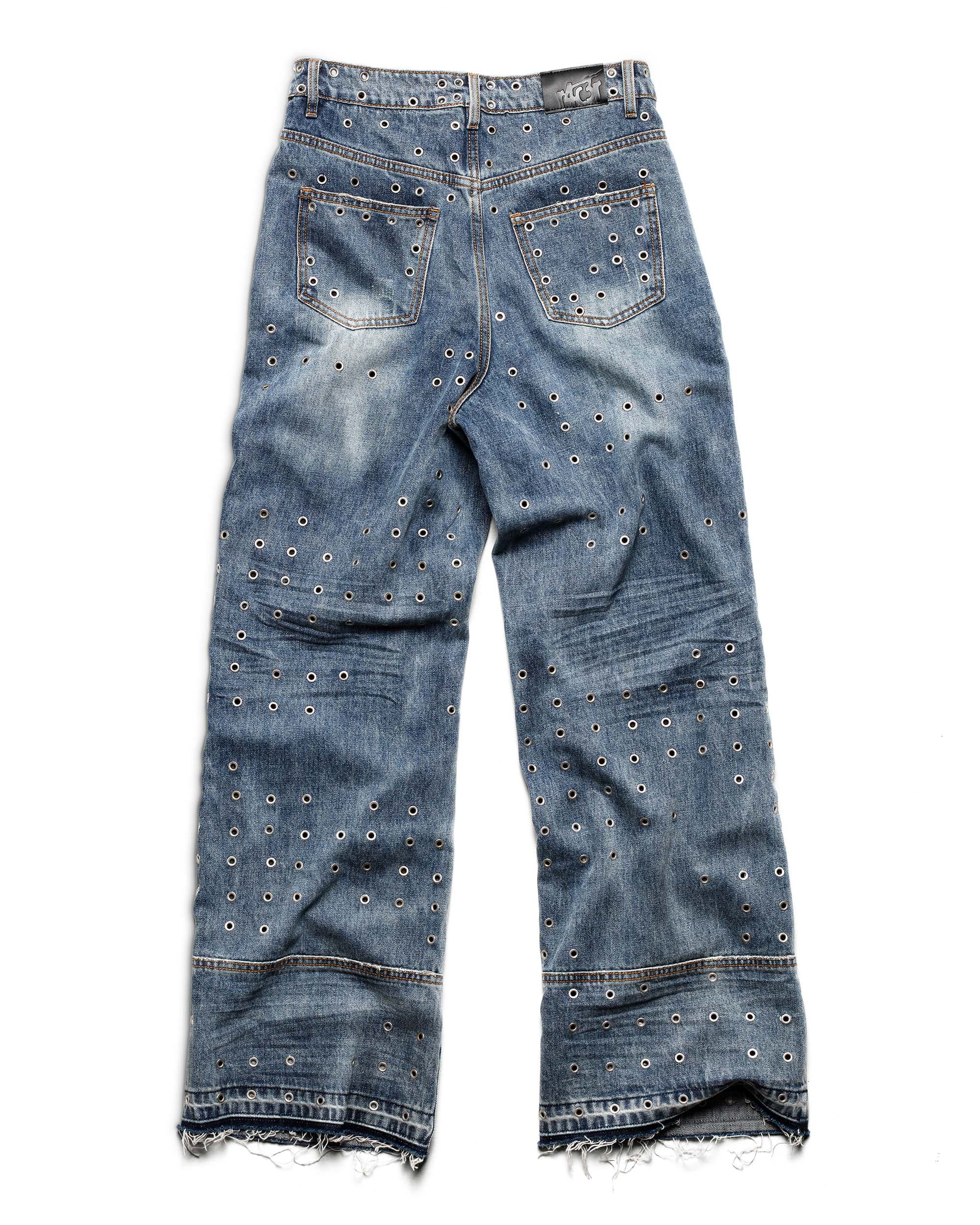 Blue Eyelet Denim by Racer Worldwide®